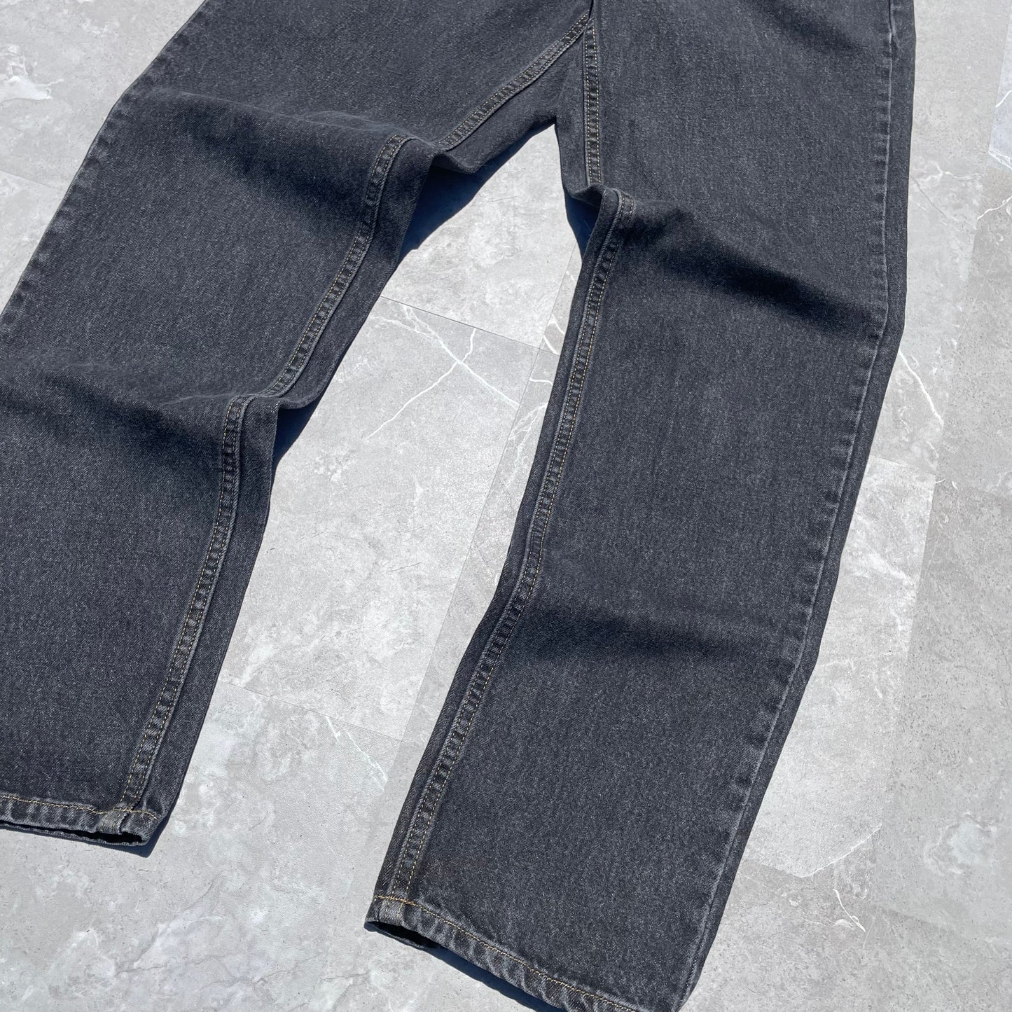 90s L.L. Bean Black Denim 35x34 KiiChain Clothing