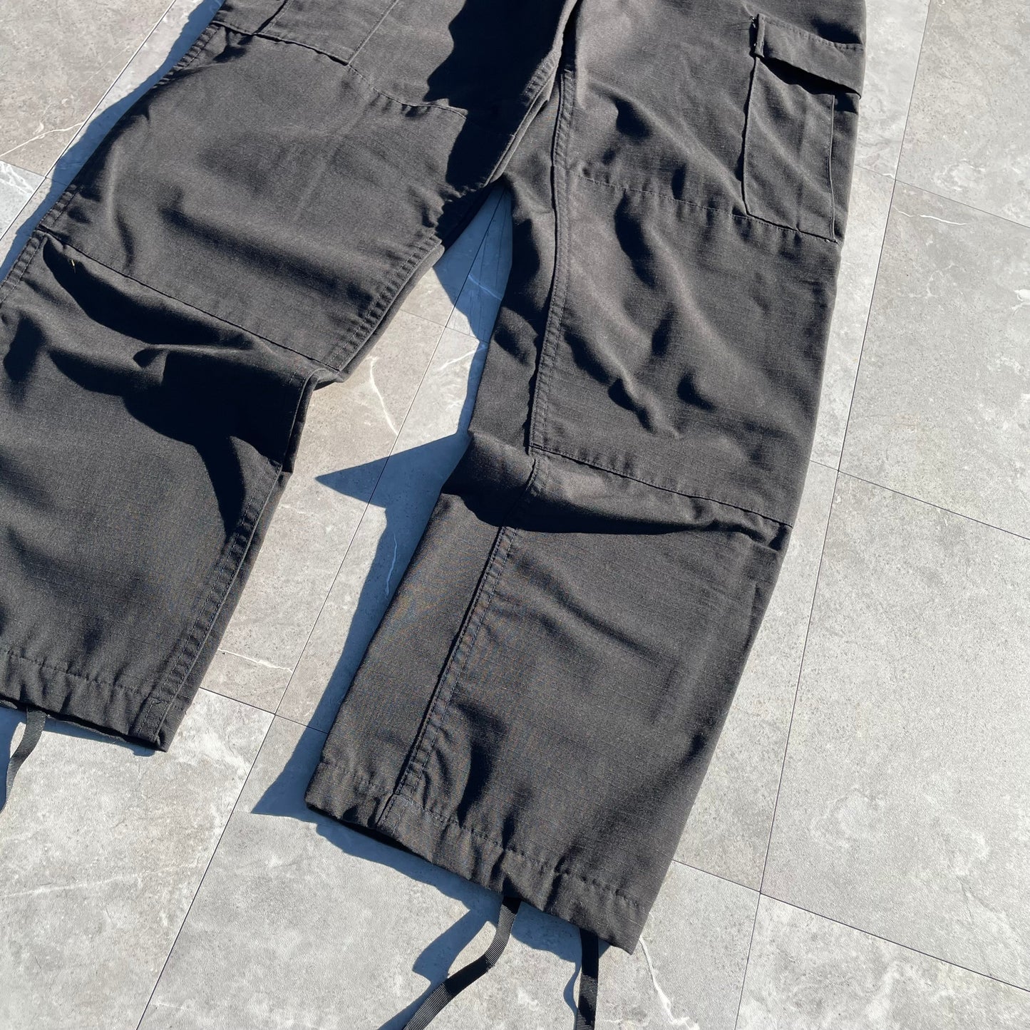 00s Propper Black Rip-Stop Cargo Military Pants Size S/R KiiChain Clothing