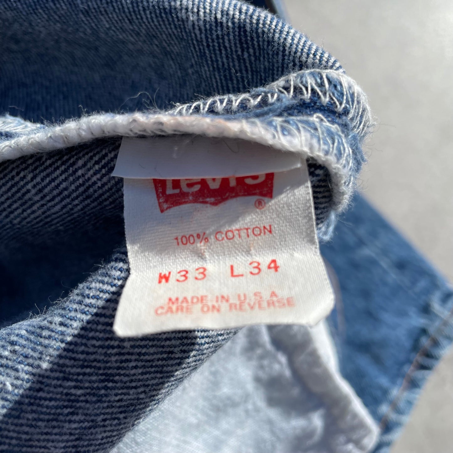 90s Levi's 501-0118 Made in USA Denim 33x34 KiiChain Clothing