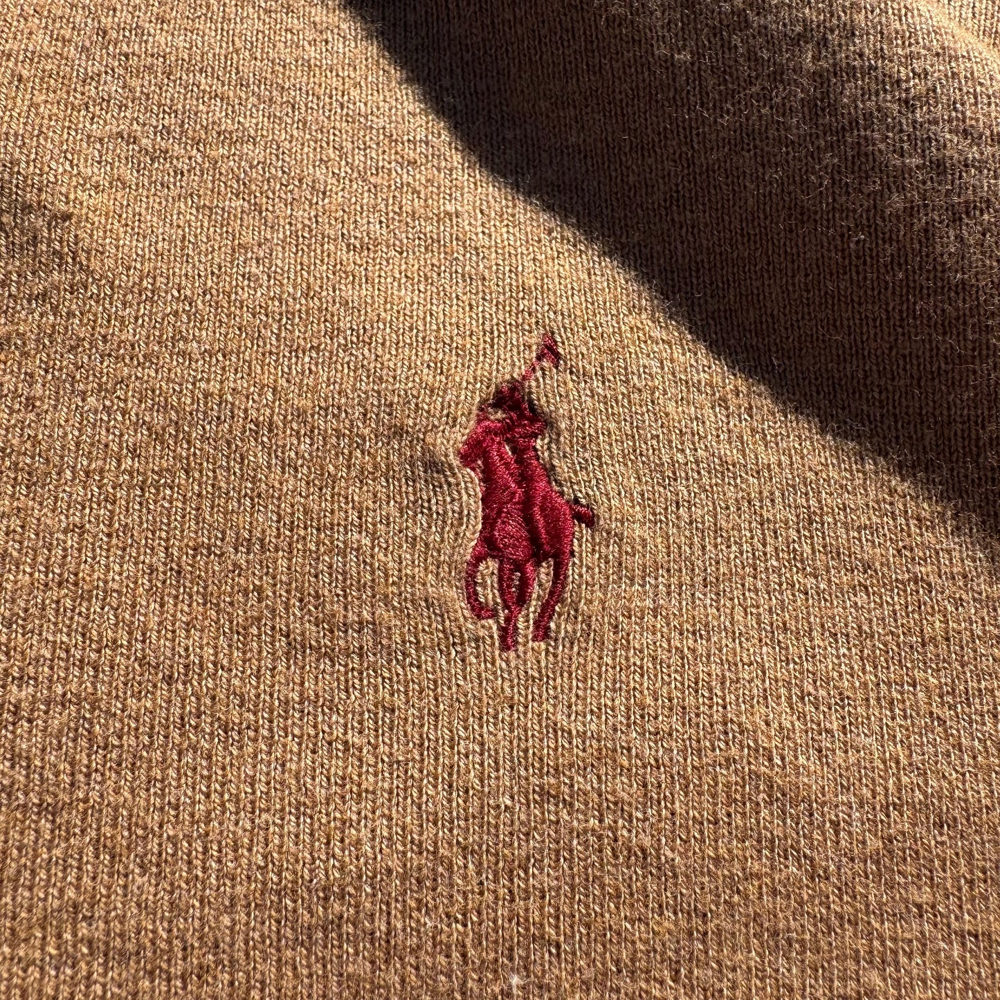 90s-00s Ralph Lauren 100% Pima Cotton Exclusive of Decoration V-Neck Knit KiiChain Clothing