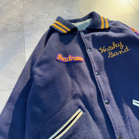 80s University of Washington Huskies Made in USA Wool Varsity Jacket KiiChain Clothing