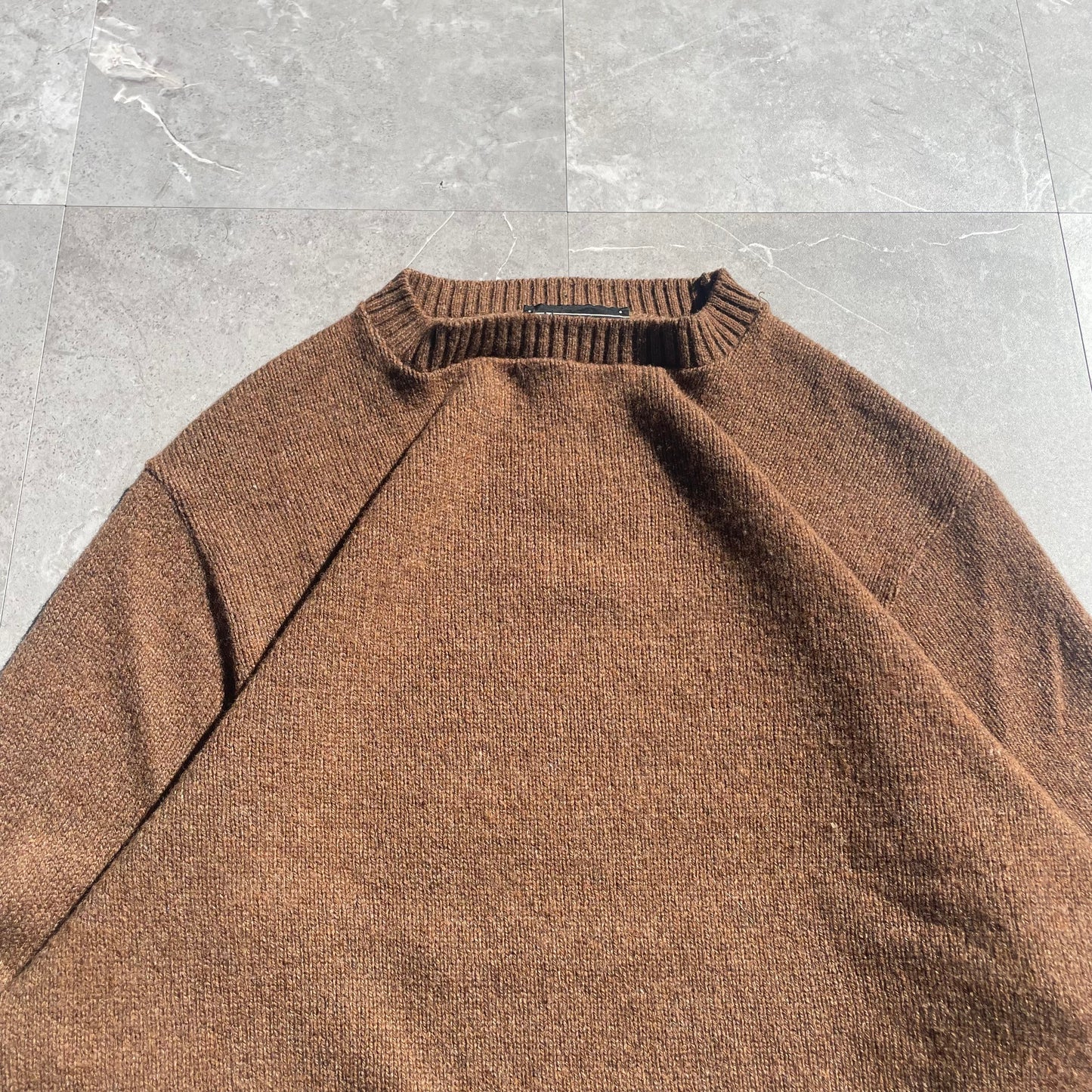 80s Jantzen Brown Blank Knit KiiChain Clothing