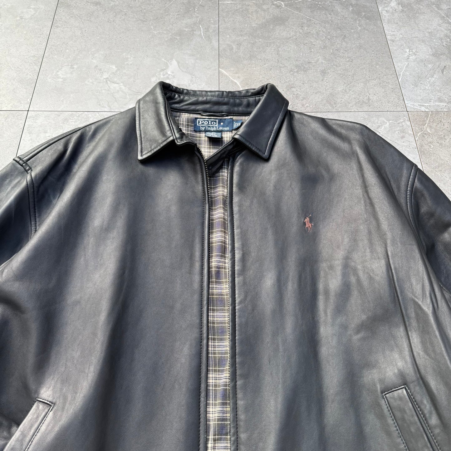 Ralph Lauren Black Leather Jacket