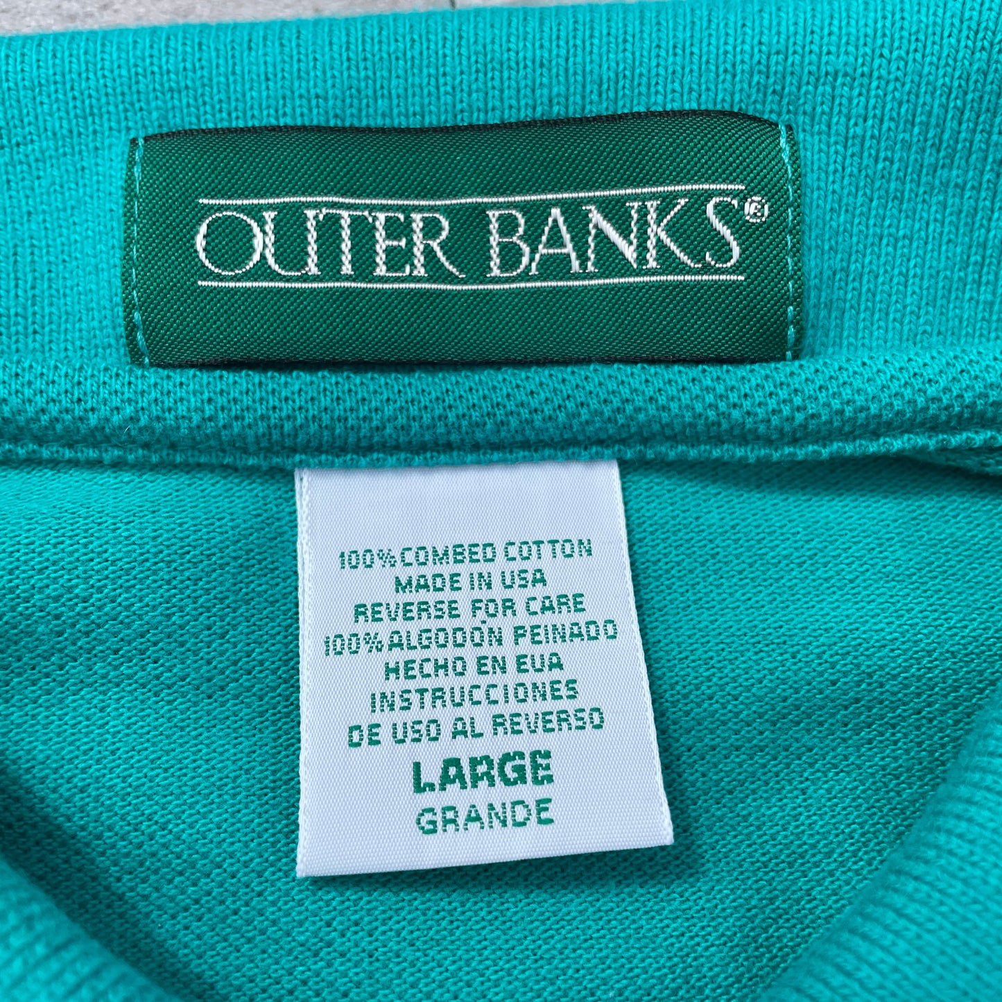 90s Outer Banks Woodcrafers Made in USA Polo Shirt KiiChain Clothing