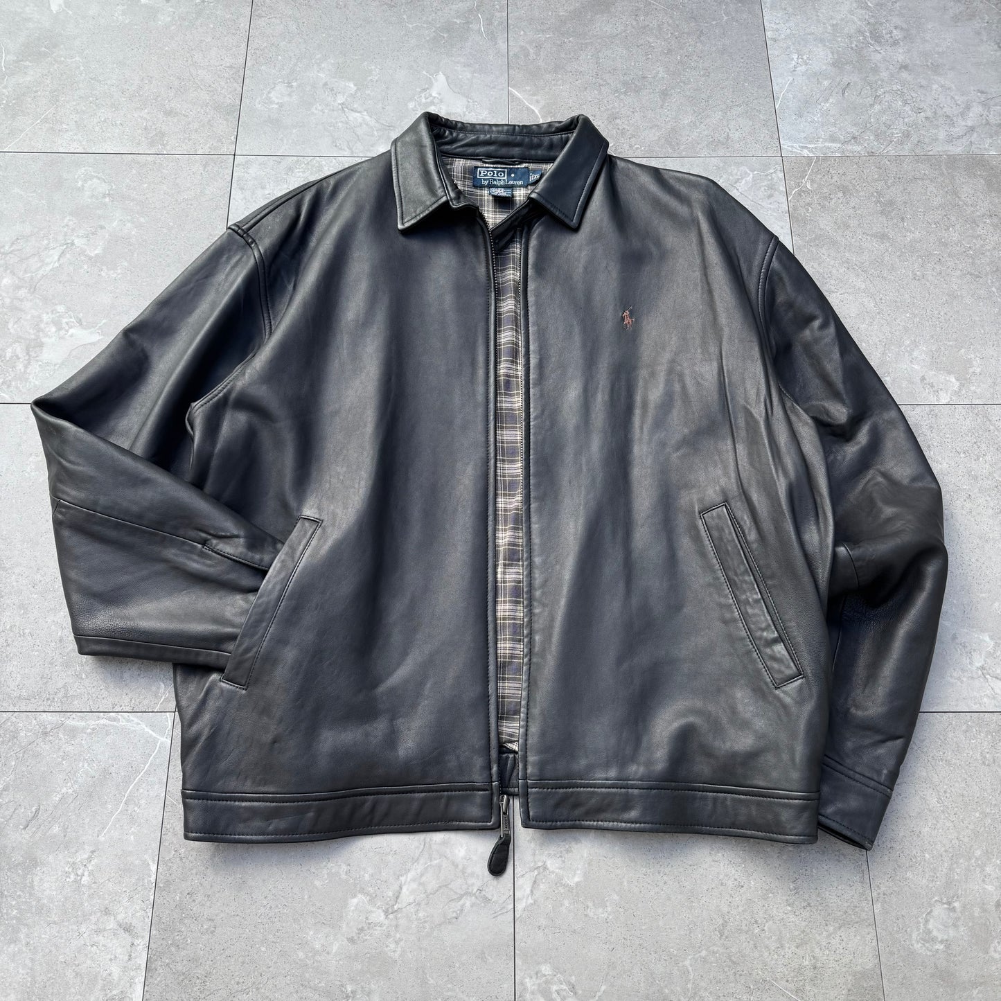 Ralph Lauren Black Leather Jacket