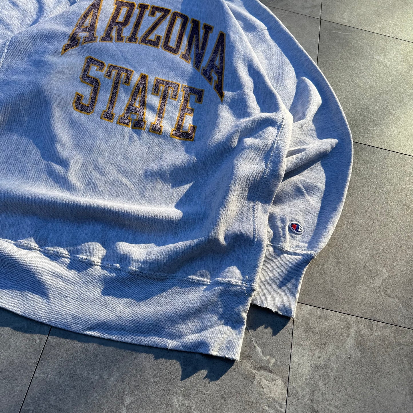 90s Champion Reverse Weave Arizona State University Made in USA College Spell-Out Sweatshirt