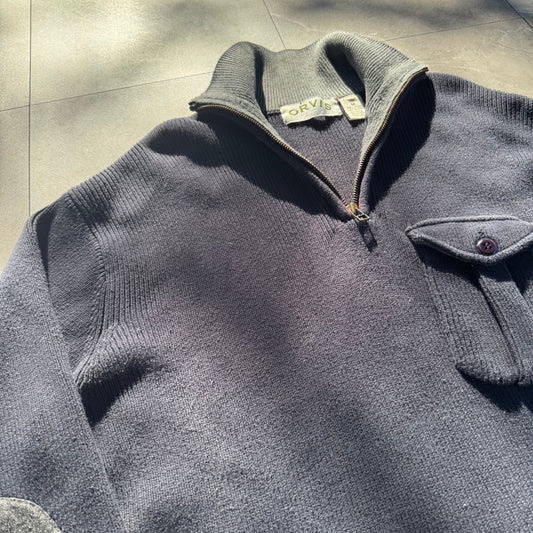 00s Orvis Heavyweight Half-Zip Knit Sweater KiiChain Clothing