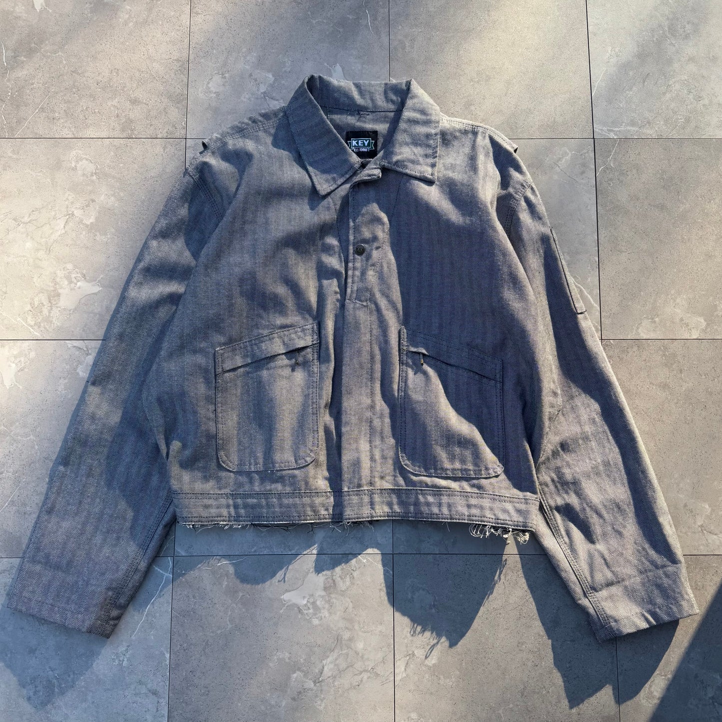 00s Key Herringbone Cropped Jacket KiiChain Clothing