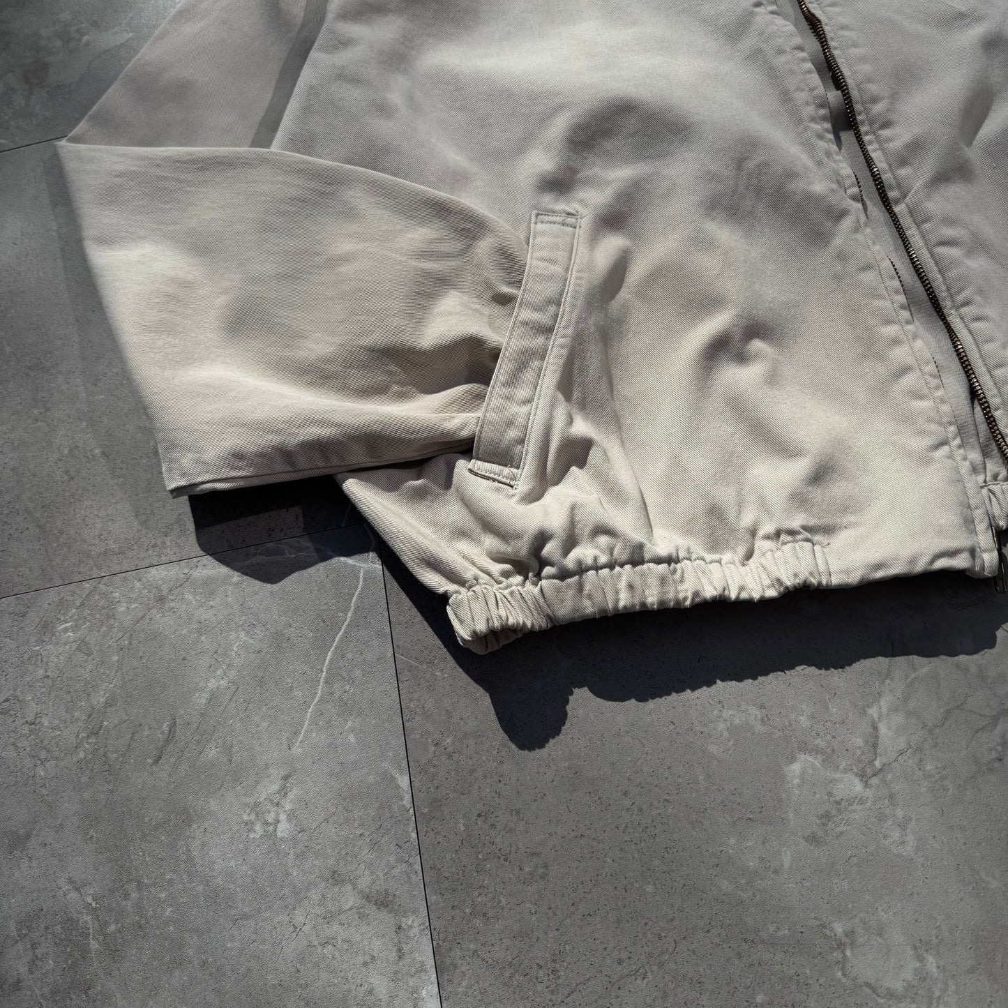 90s Polo by Ralph Lauren Cotton Made in USA Cream Swing Top Jacket
