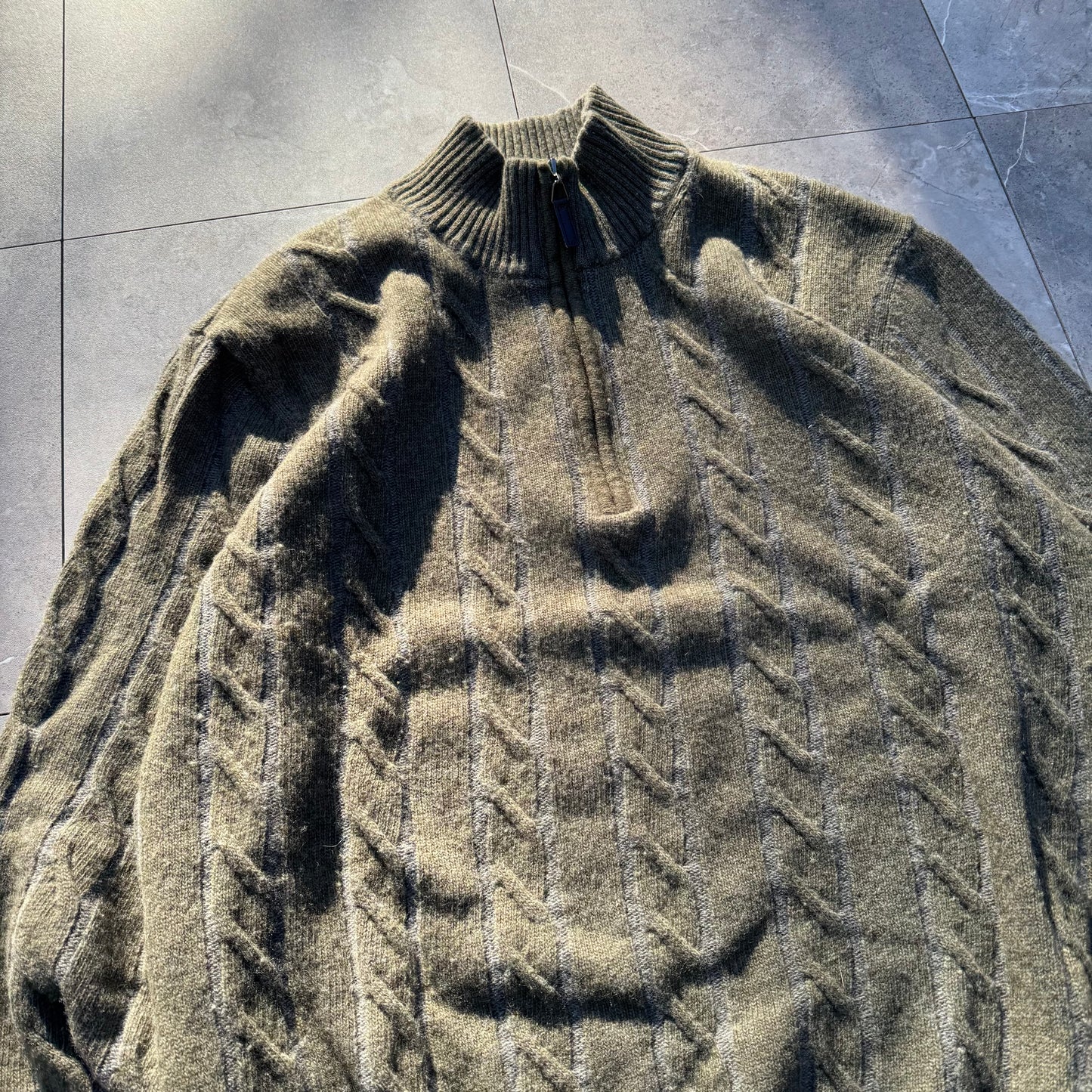 90s-00s Bugatchi Made in Italy Half-Zip Knit