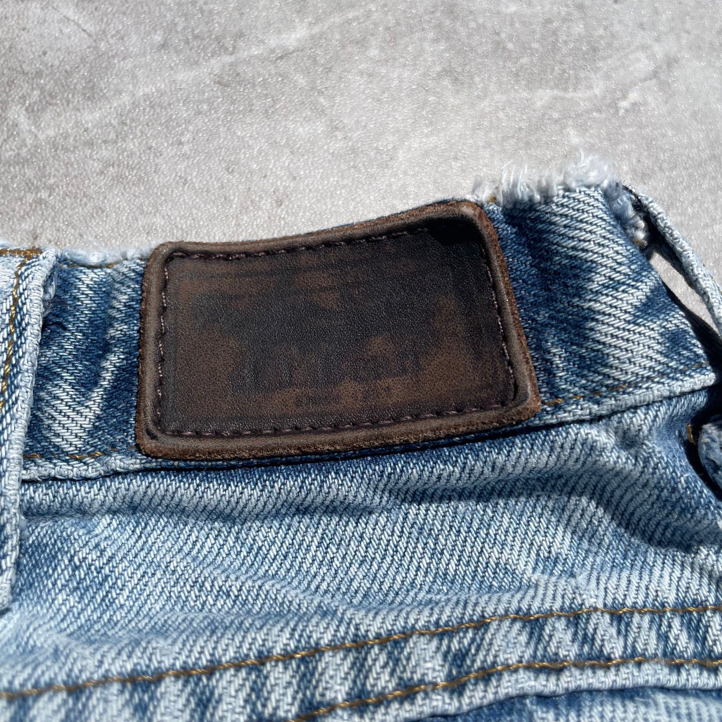 90s L.L. Bean Damaged Denim 36x32 KiiChain Clothing