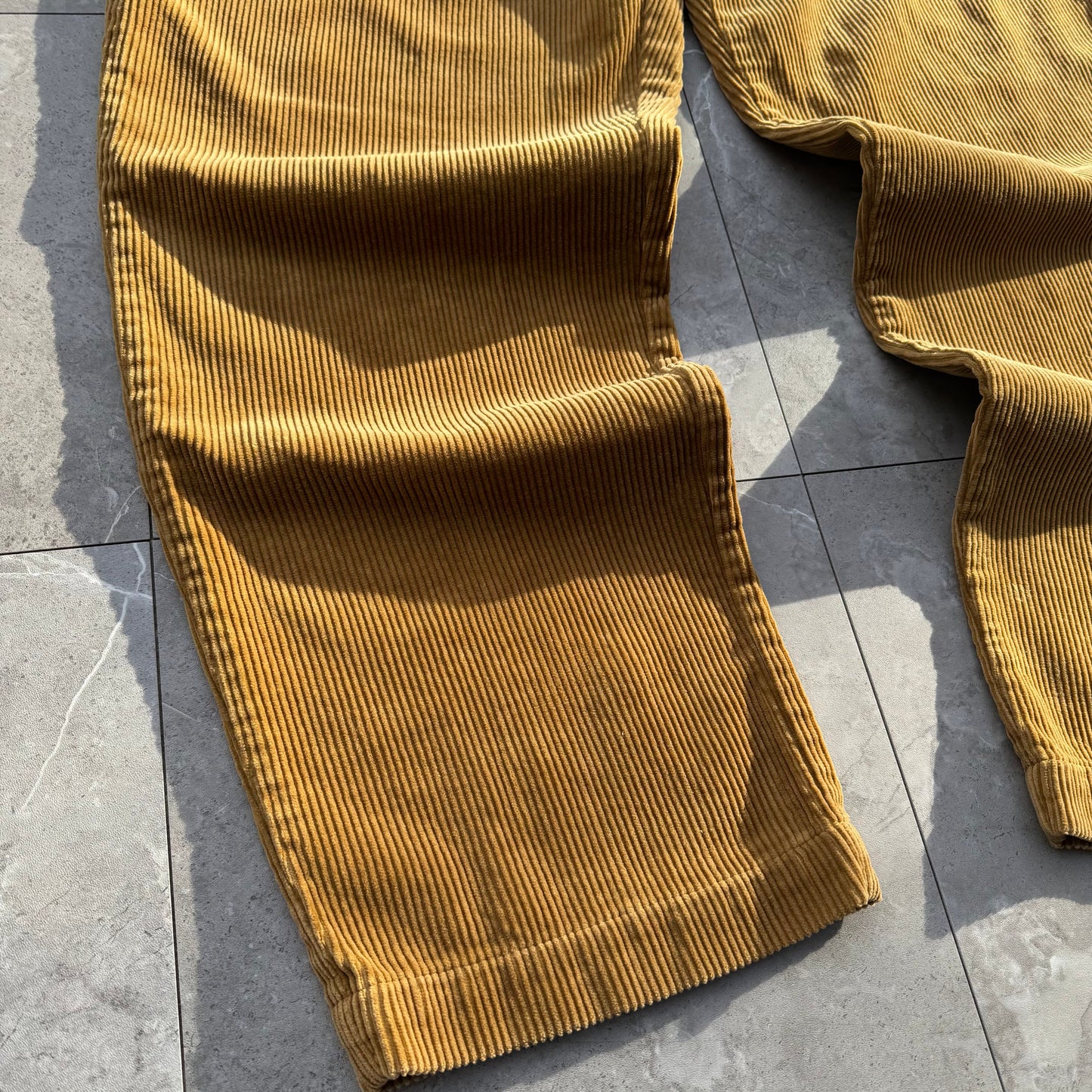90s-00s Polo by Ralph Lauren Light Brown Corduroy Andrew Pants 36x30 KiiChain Clothing