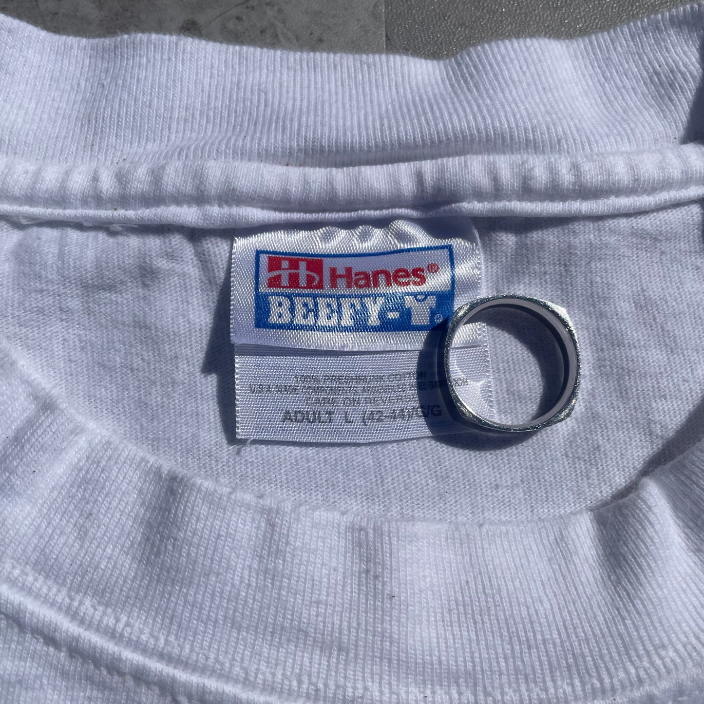 00s Beaverton Police Hanes Beefy T-Shirt KiiChain Clothing