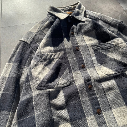 90s St. John’s Bay Faded Checkered Flannel Shirt KiiChain Clothing