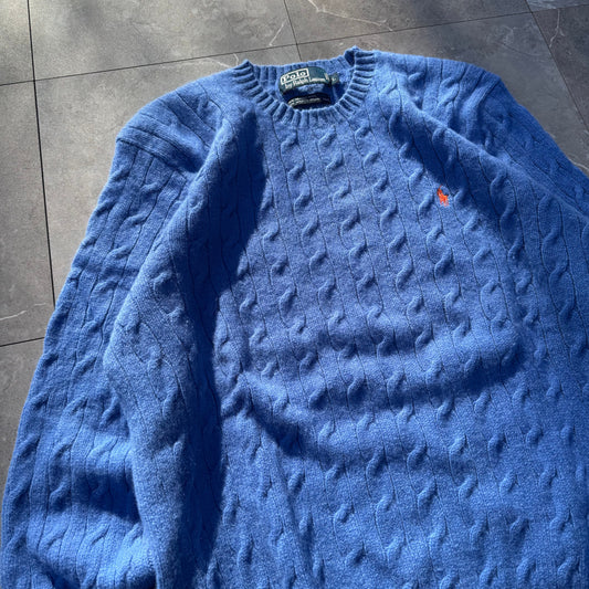 90s Ralph Lauren Merino Wool & Angola Rabbit Hair Knit Sweater KiiChain Clothing