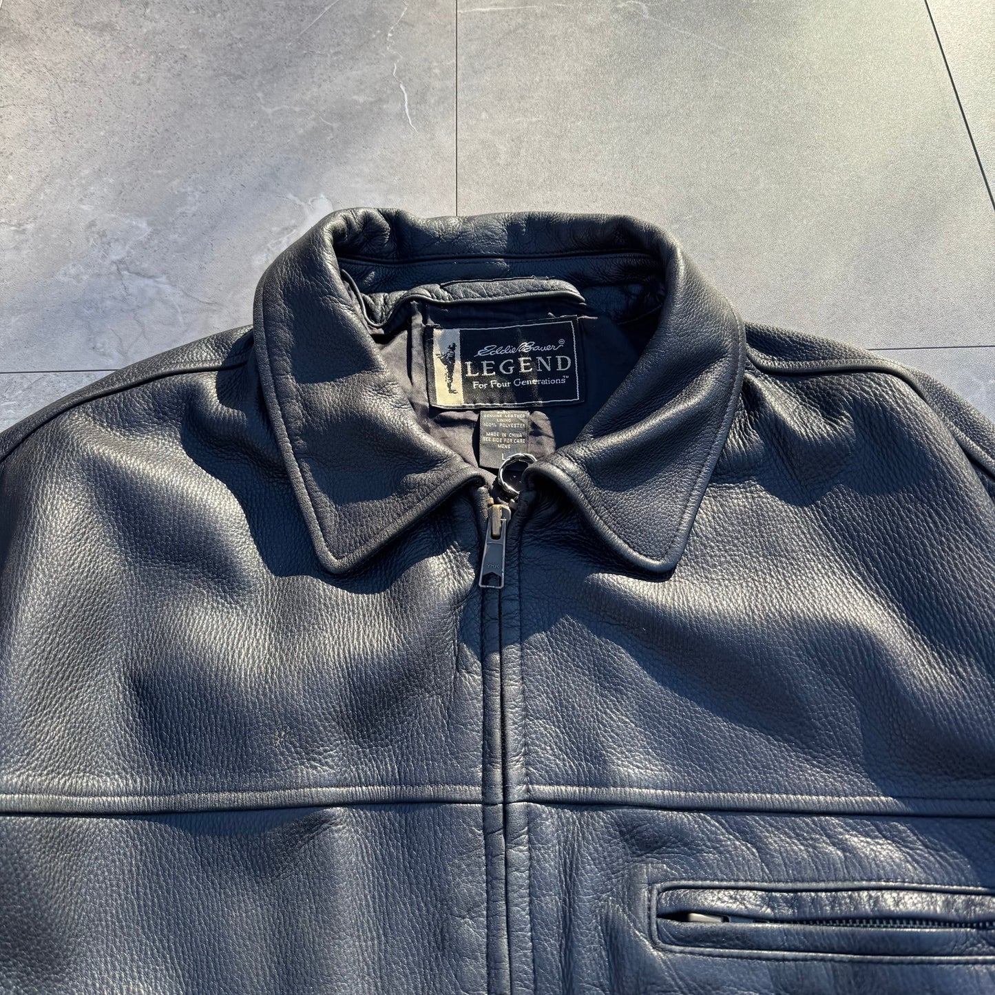 90s-00s Eddie Bauer Legend Leather Jacket KiiChain Clothing