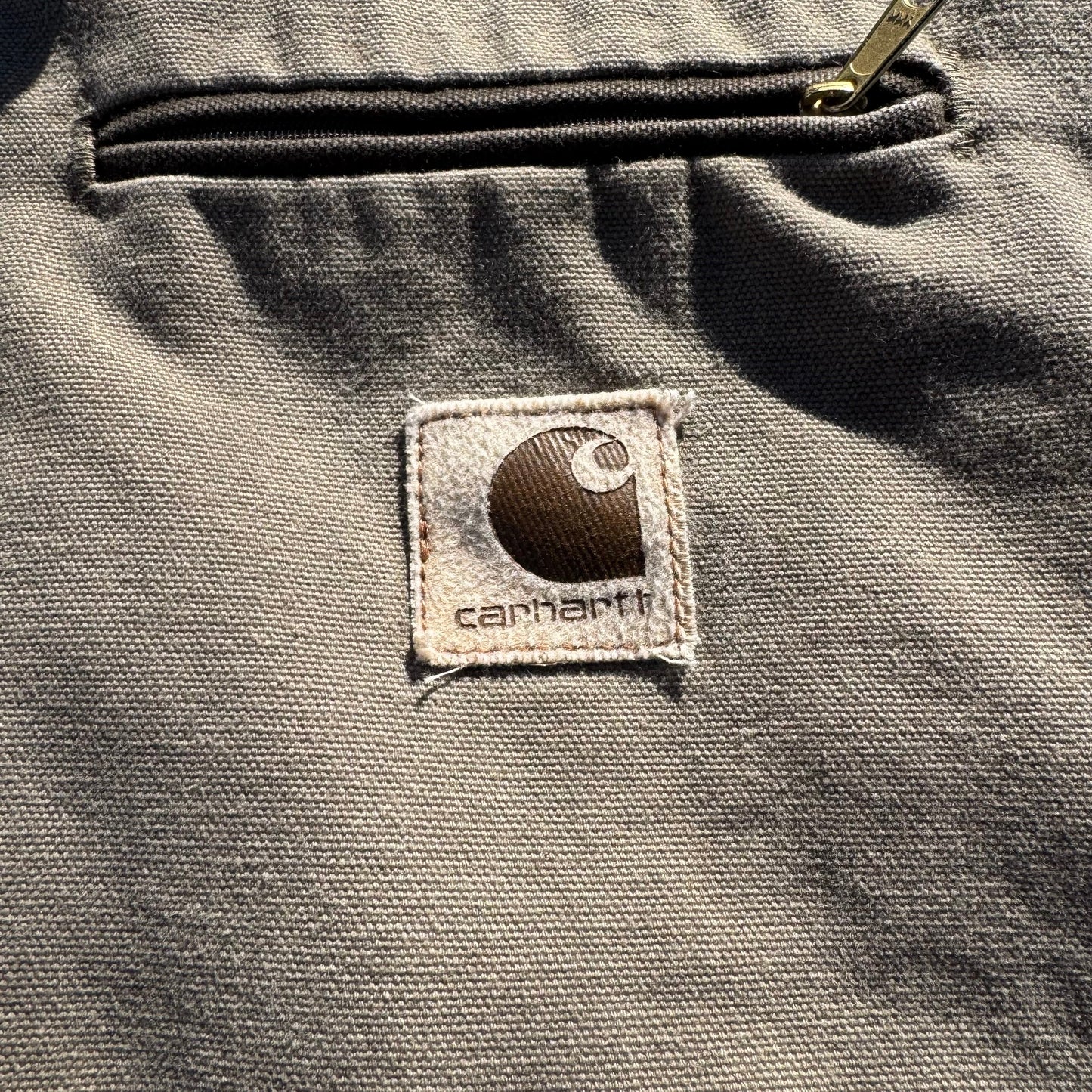 90s-00s Carhartt Made in USA Sand Stone Detroit Jacket KiiChain Clothing