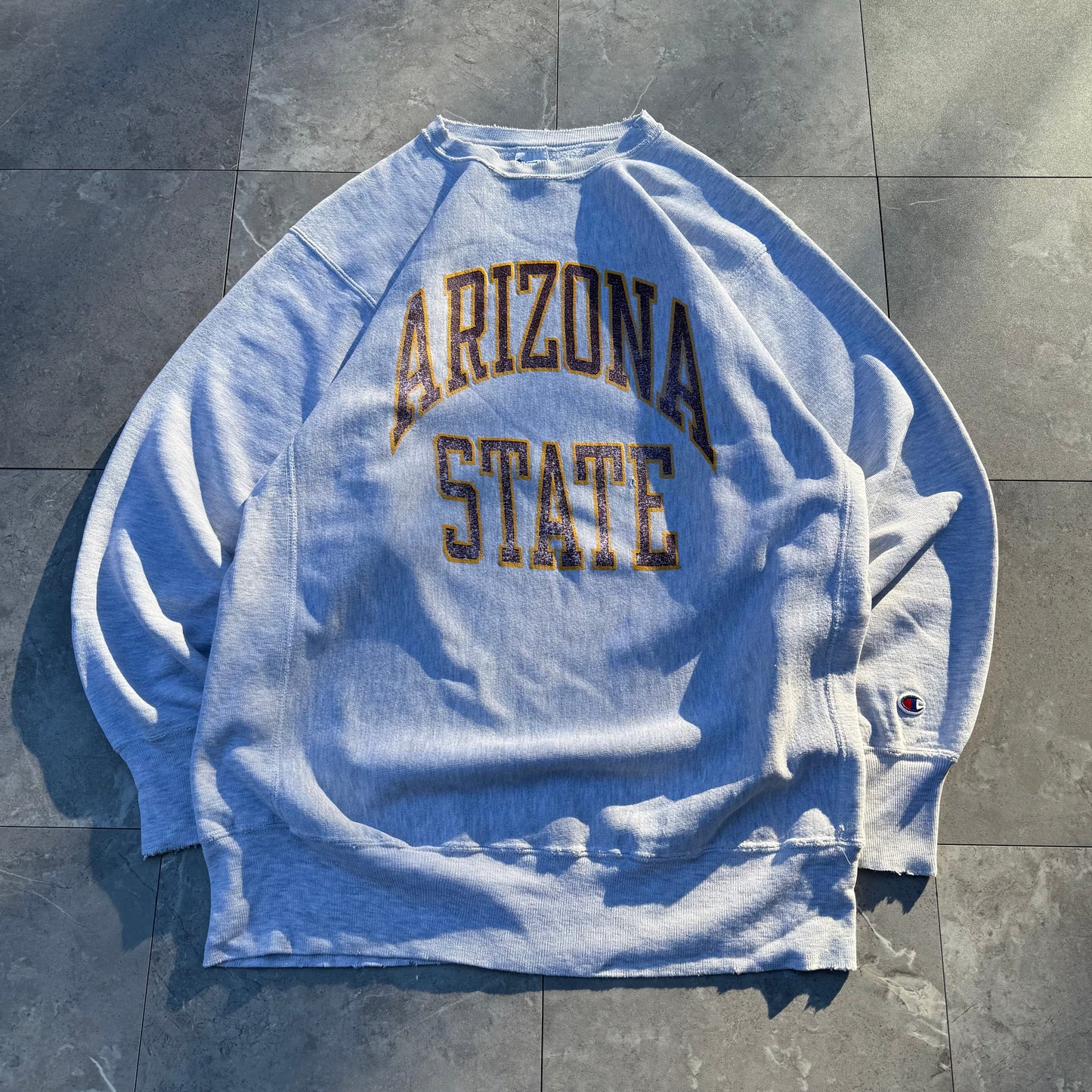 90s Champion Reverse Weave Arizona State University Made in USA College Spell-Out Sweatshirt