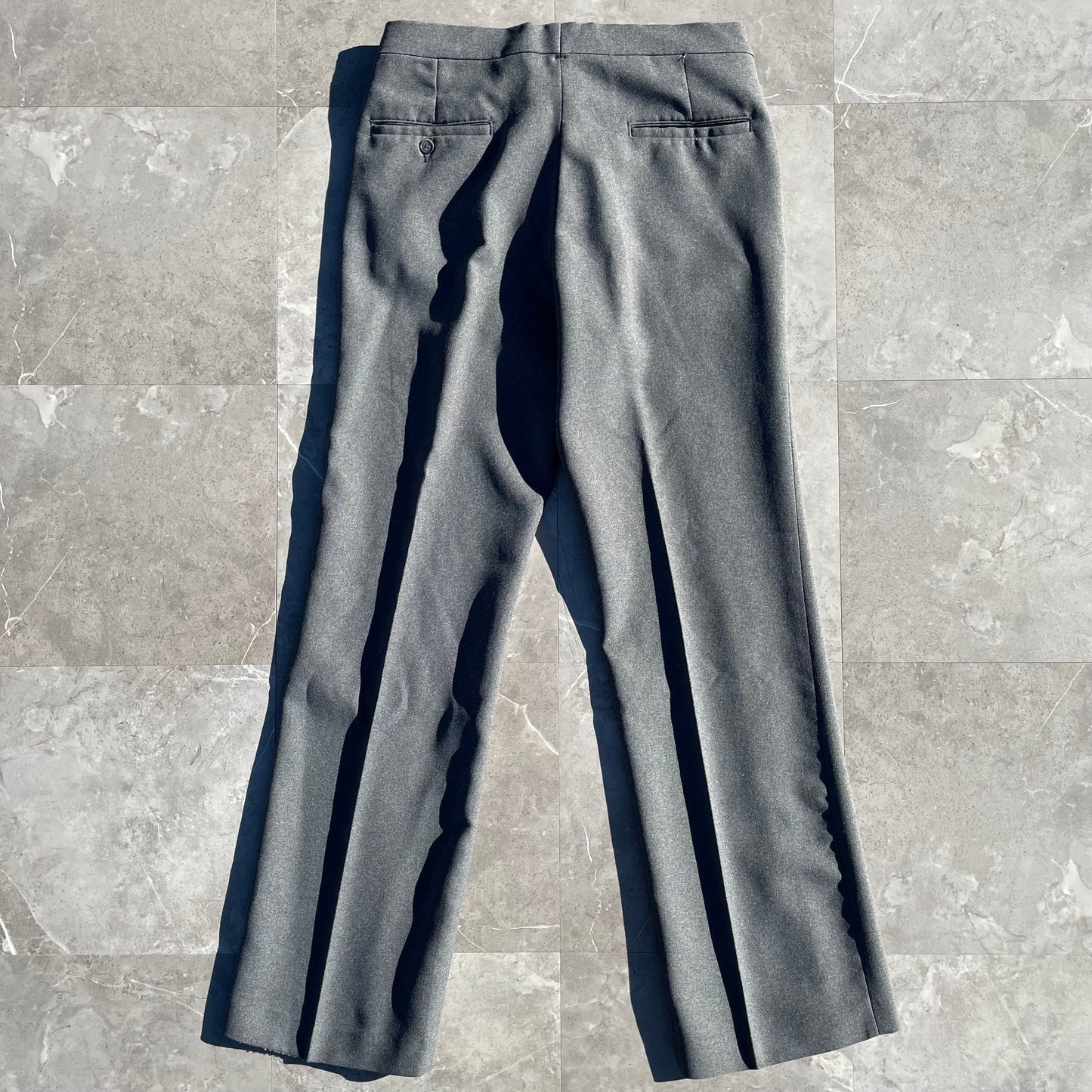 80s Levi's Made in USA Sta-Prest Gray Action Slacks KiiChain Clothing
