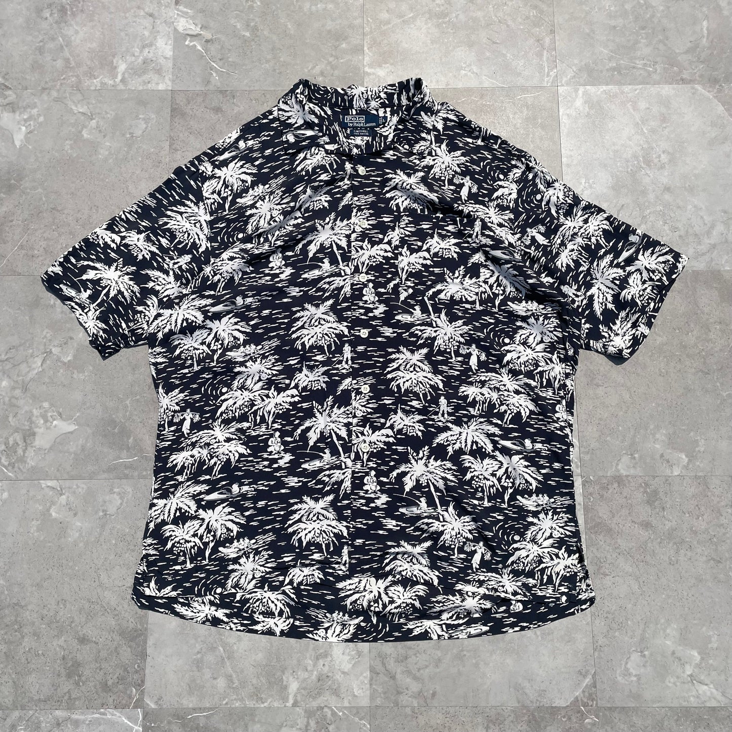 90s Ralph Lauren Caldwell Rayon Hawaiian Shirt (L) KiiChain Clothing