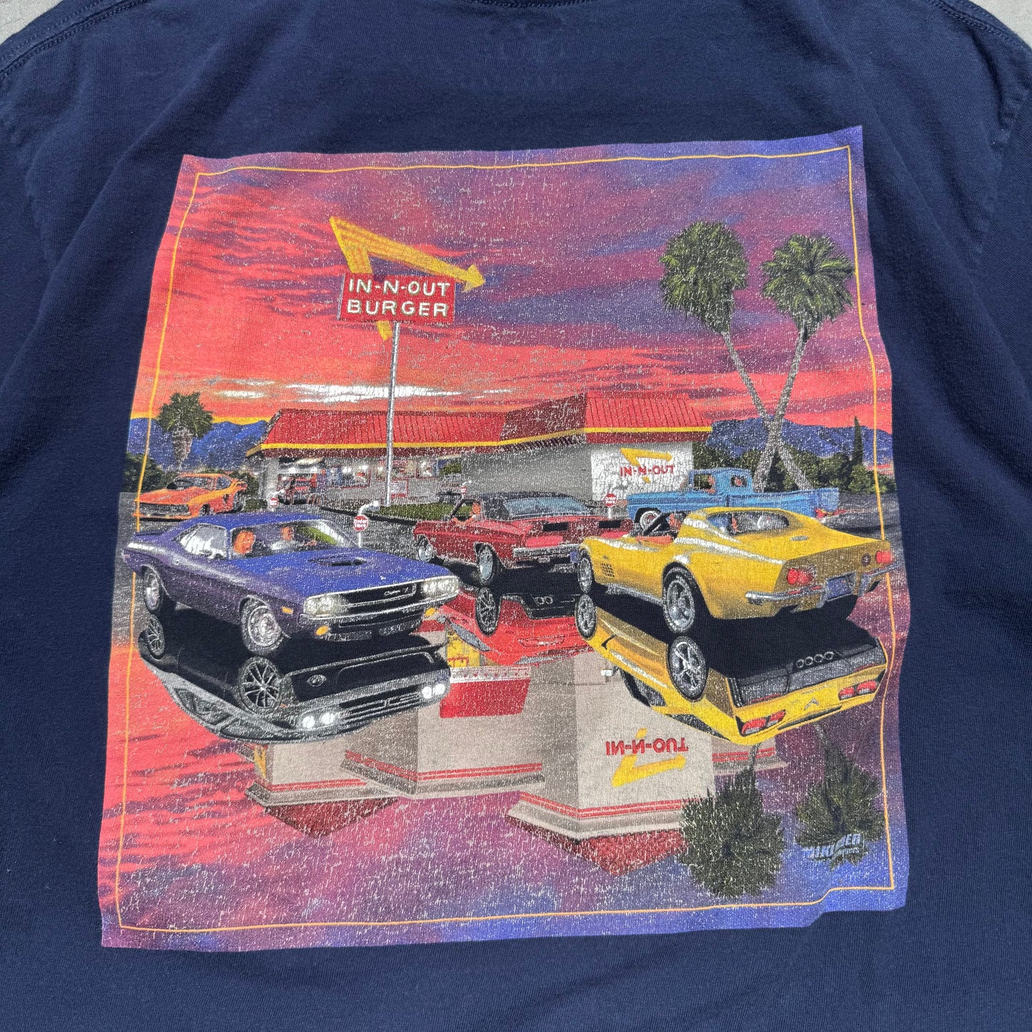00s In-N-Out California Navy Blue Tee KiiChain Clothing