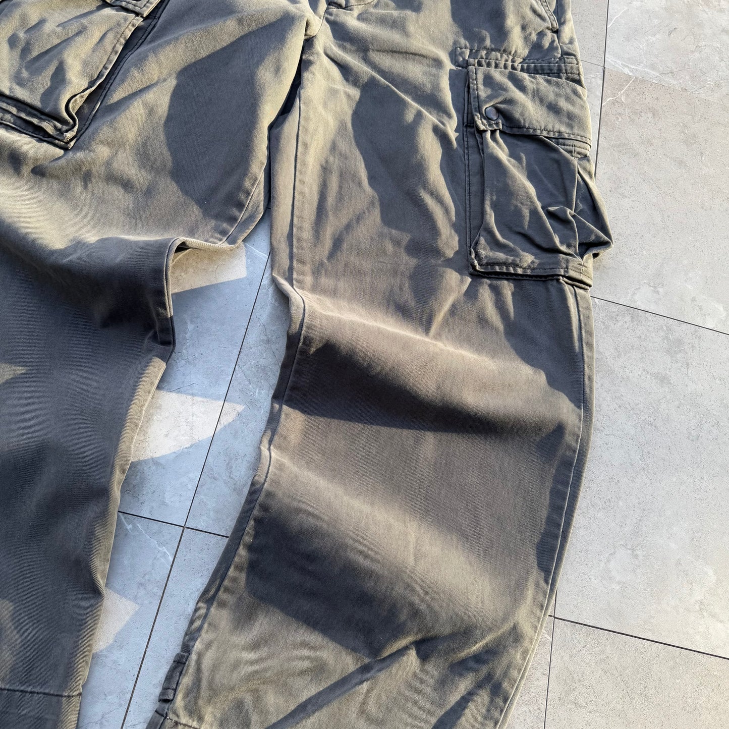 90s-00s Polo by Ralph Lauren Polo Chino Dark Gray Military Cargo Pants 32x30
