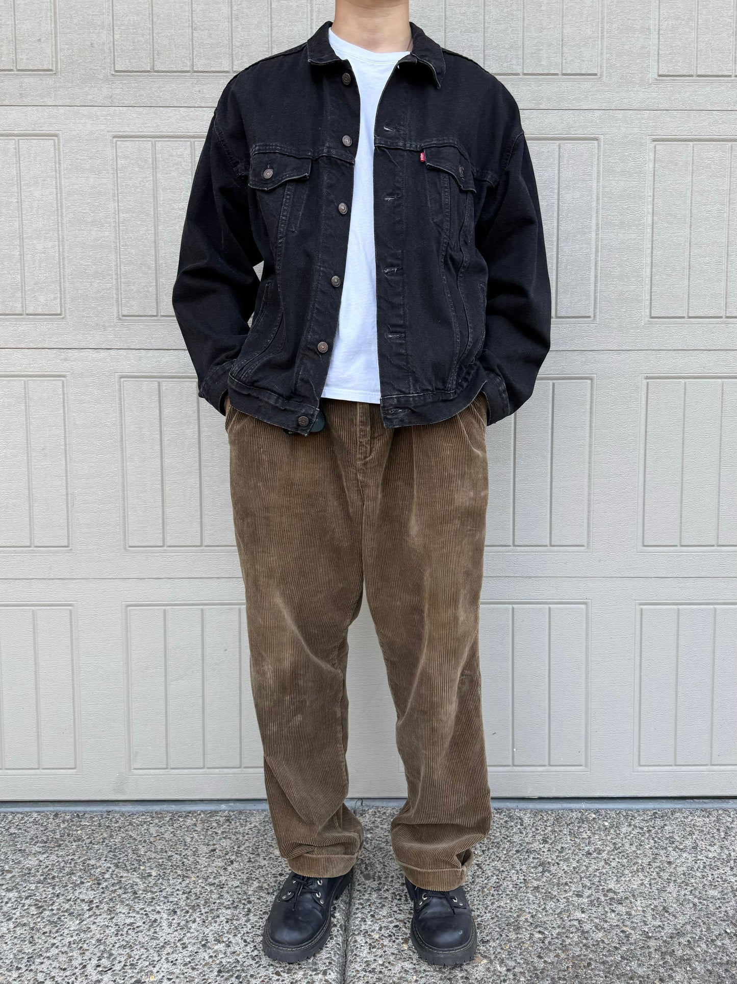 90s Levi's 70507-4159 Made in USA Black Denim Jacket KiiChain Clothing