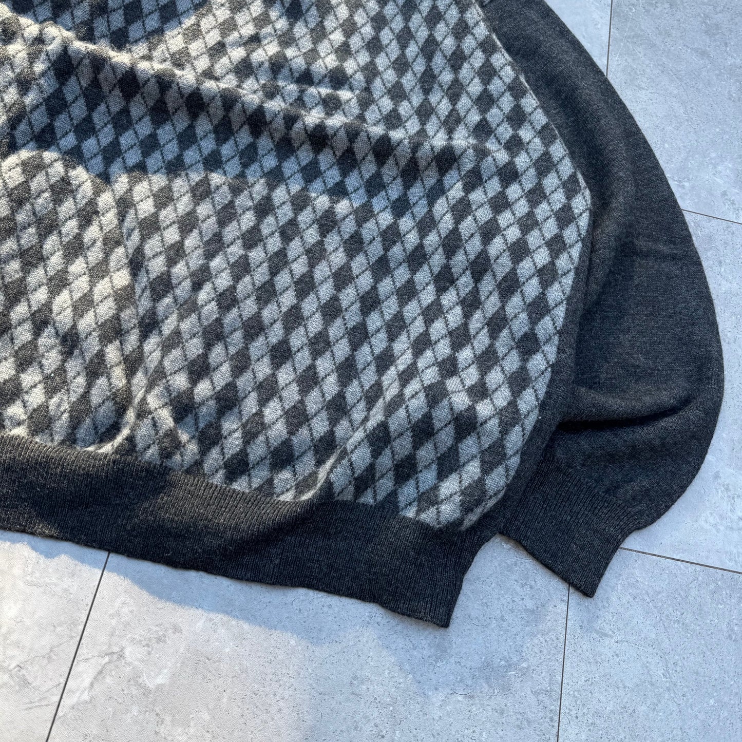 90s Tommy Hilfiger Wool-Blend Design Knit Polo KiiChain Clothing