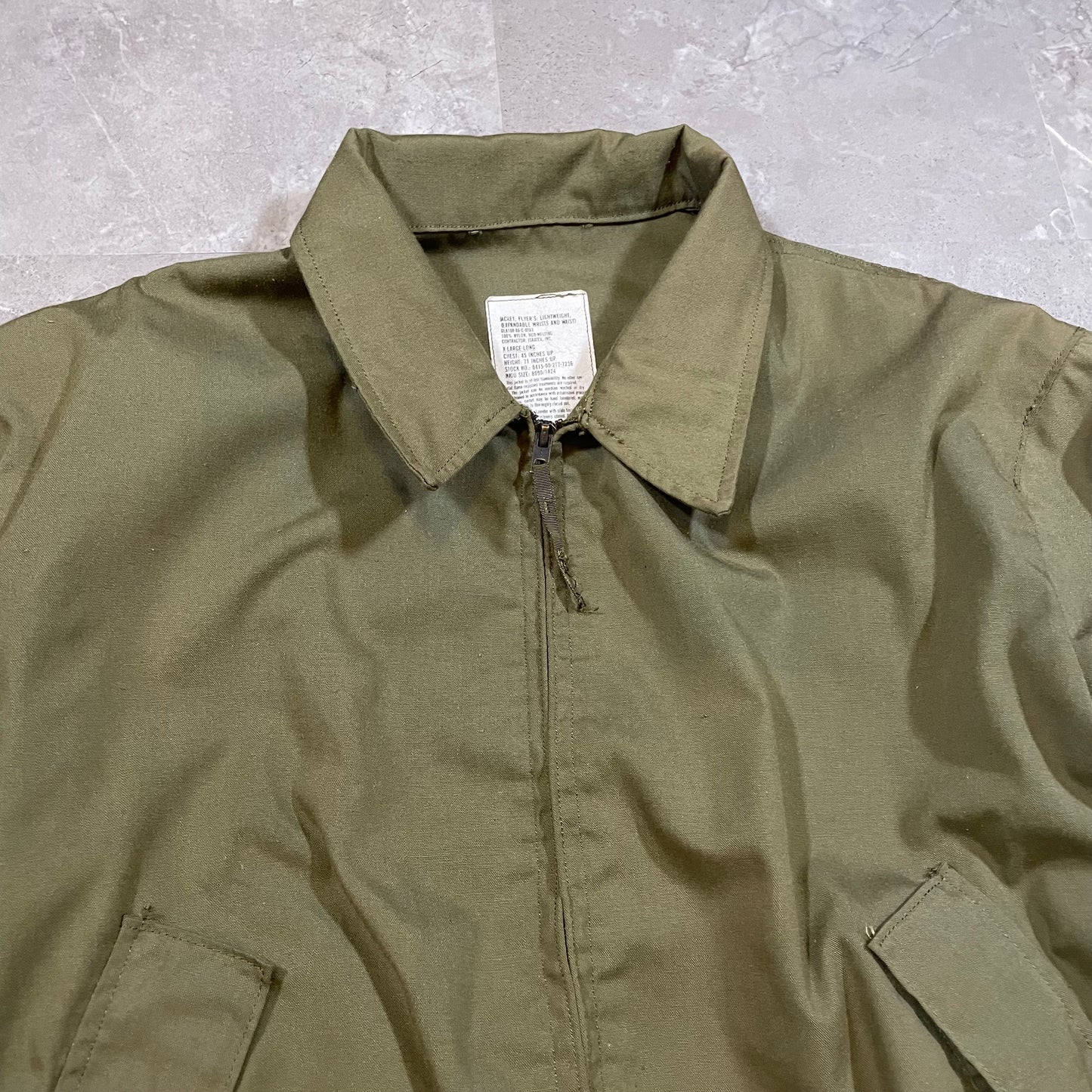 80s Military Made in USA Flight Jacket KiiChain