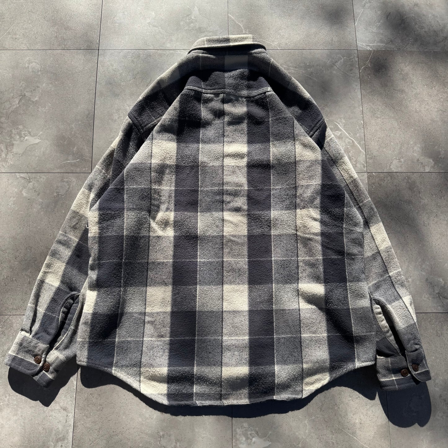 90s St. John’s Bay Faded Checkered Flannel Shirt