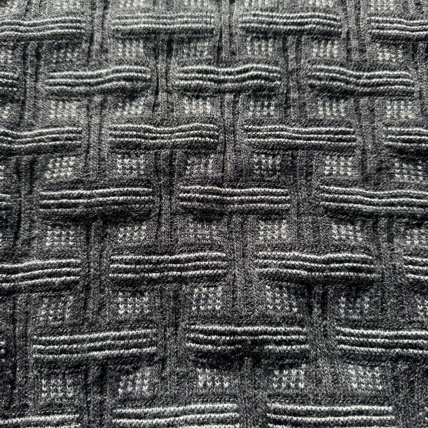 90s Mino Milano Made in Italy Wool-Acrylic Design Knit KiiChain Clothing
