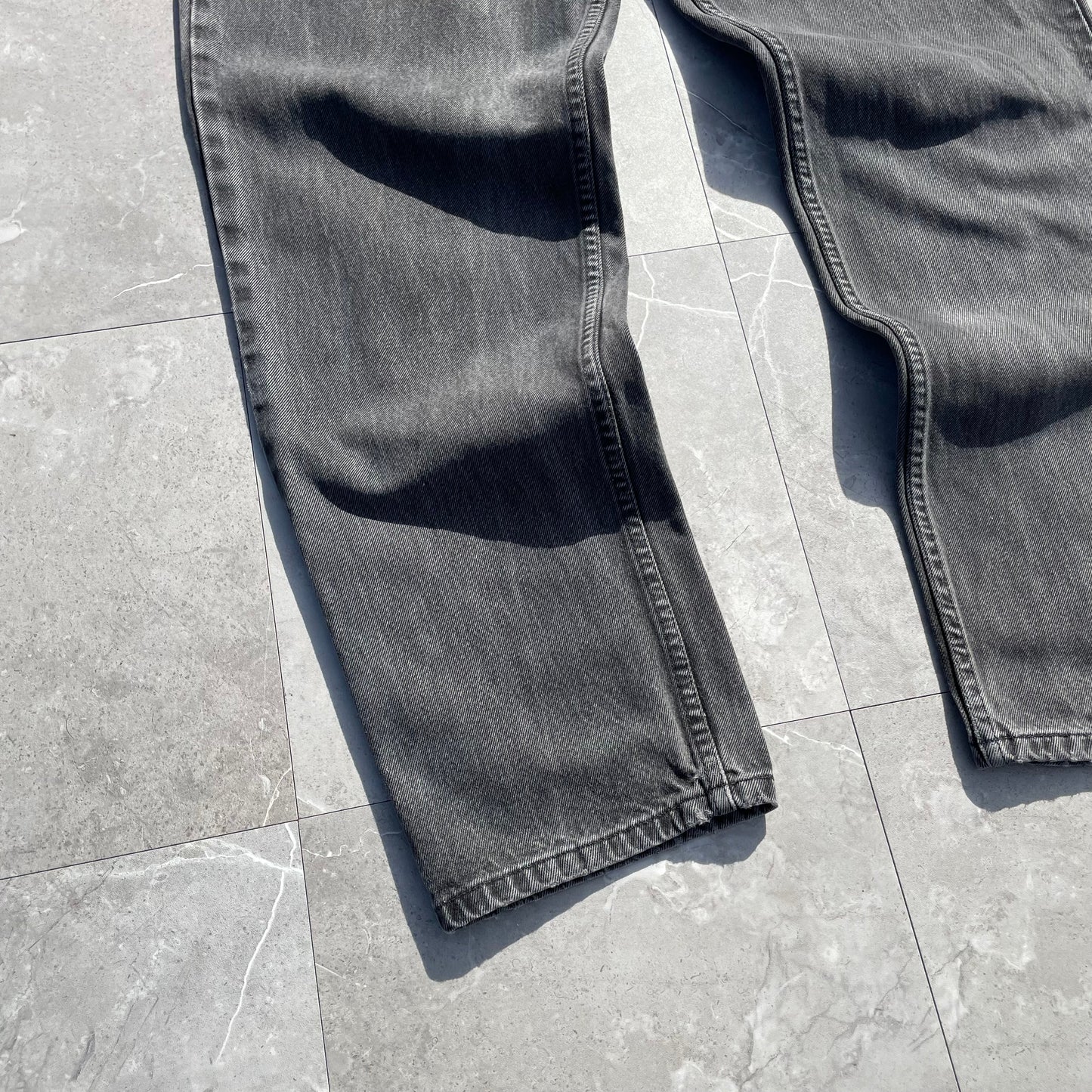 90s Levi's 545 Orange Tab Made in USA Black Denim 36x34 KiiChain Clothing