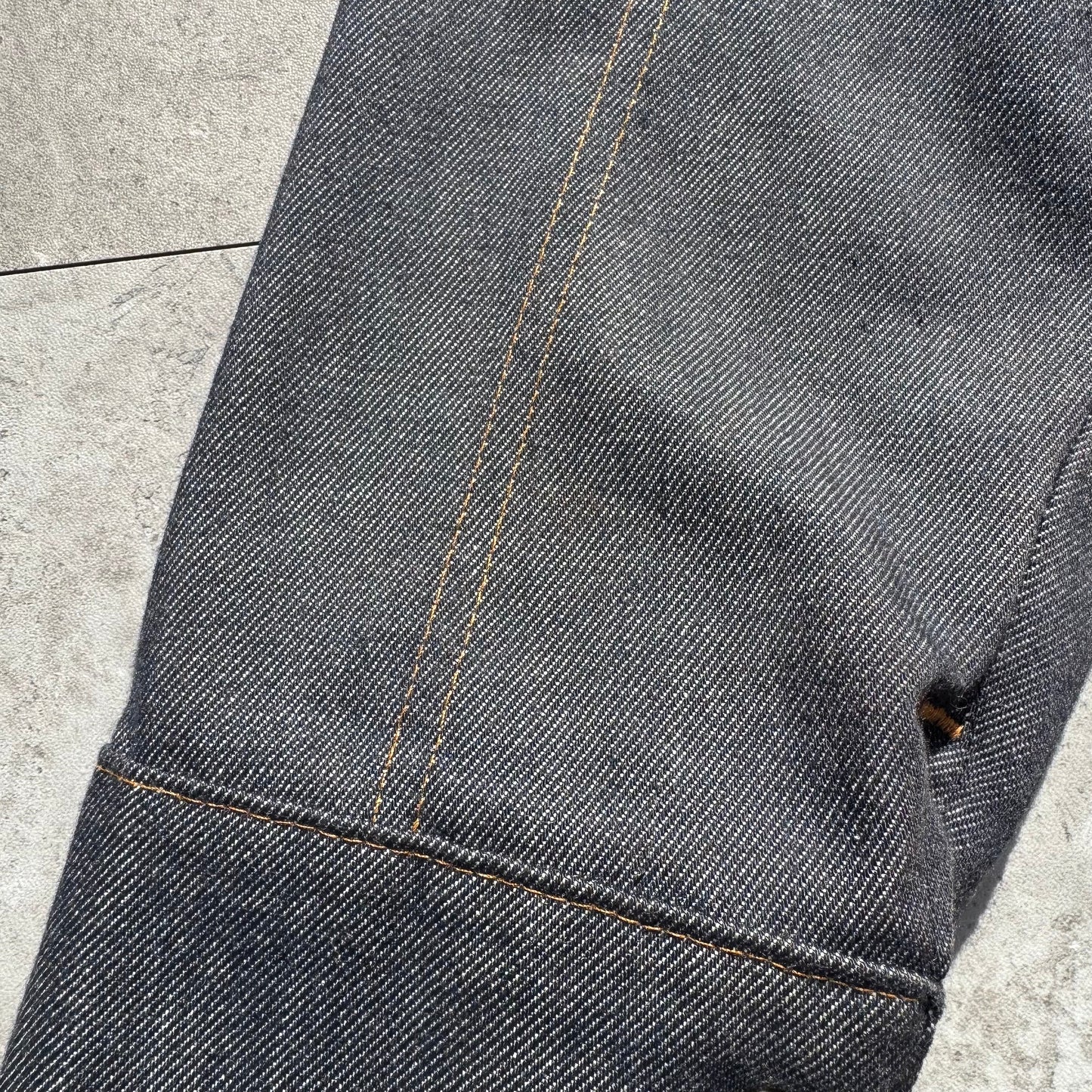 70s Sears Put-On Shop Toughskins Dark Wash Denim Jacket KiiChain Clothing