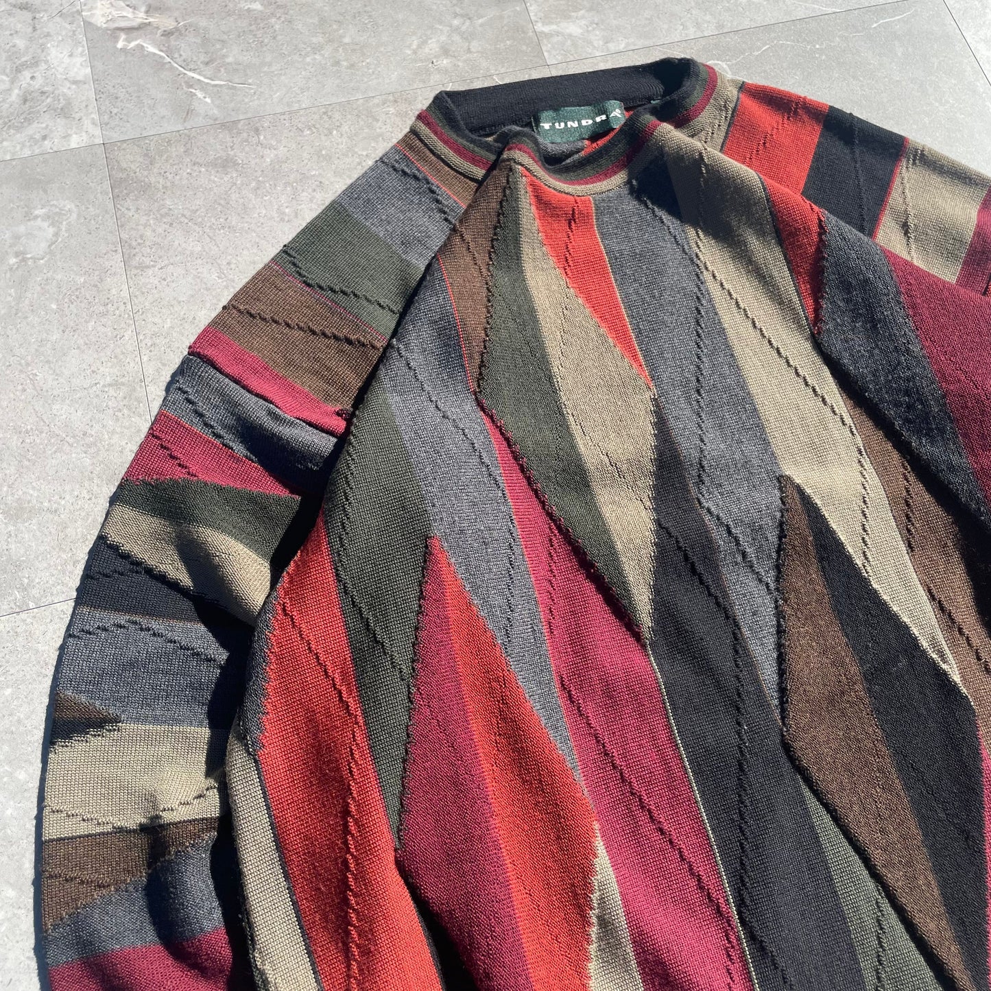 90s Tundra Made in Canada Coogi-Style Design Knit KiiChain Clothing