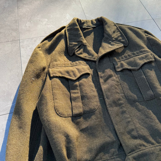 50s Bond Clothes Shop 1951 Made in USA Wool Blouse Serge Jacket KiiChain Clothing