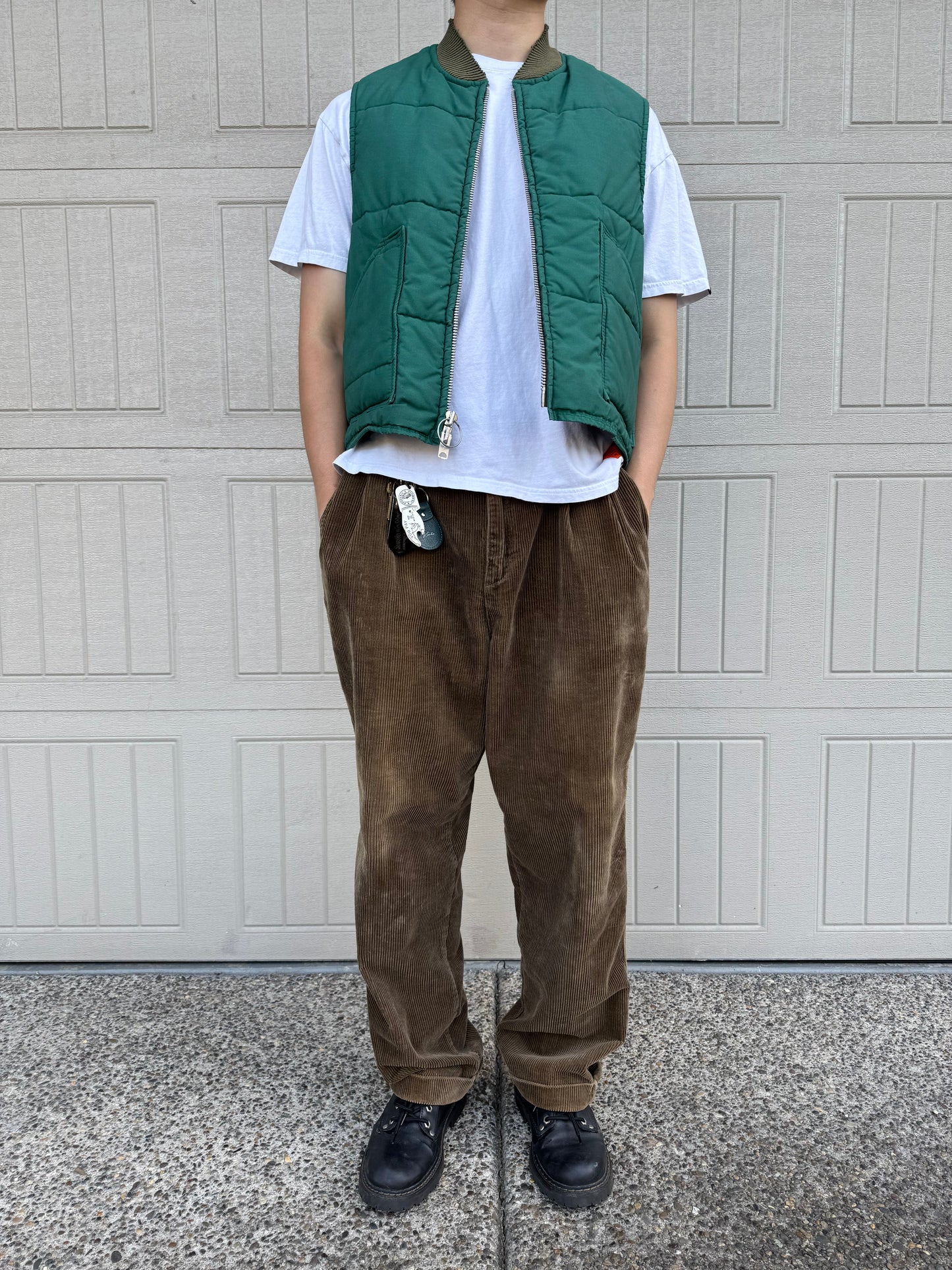 50s-60s Unknown Talon Zipper Vest KiiChain Clothing