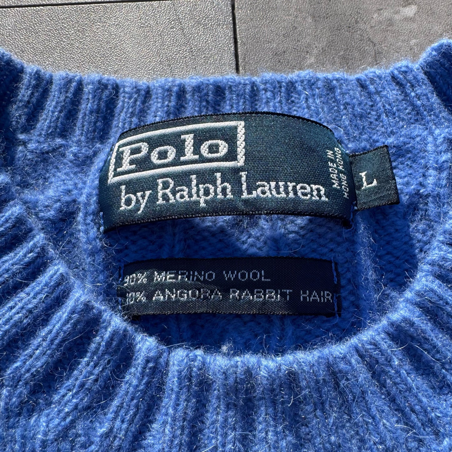 90s Ralph Lauren Merino Wool & Angola Rabbit Hair Knit Sweater KiiChain Clothing
