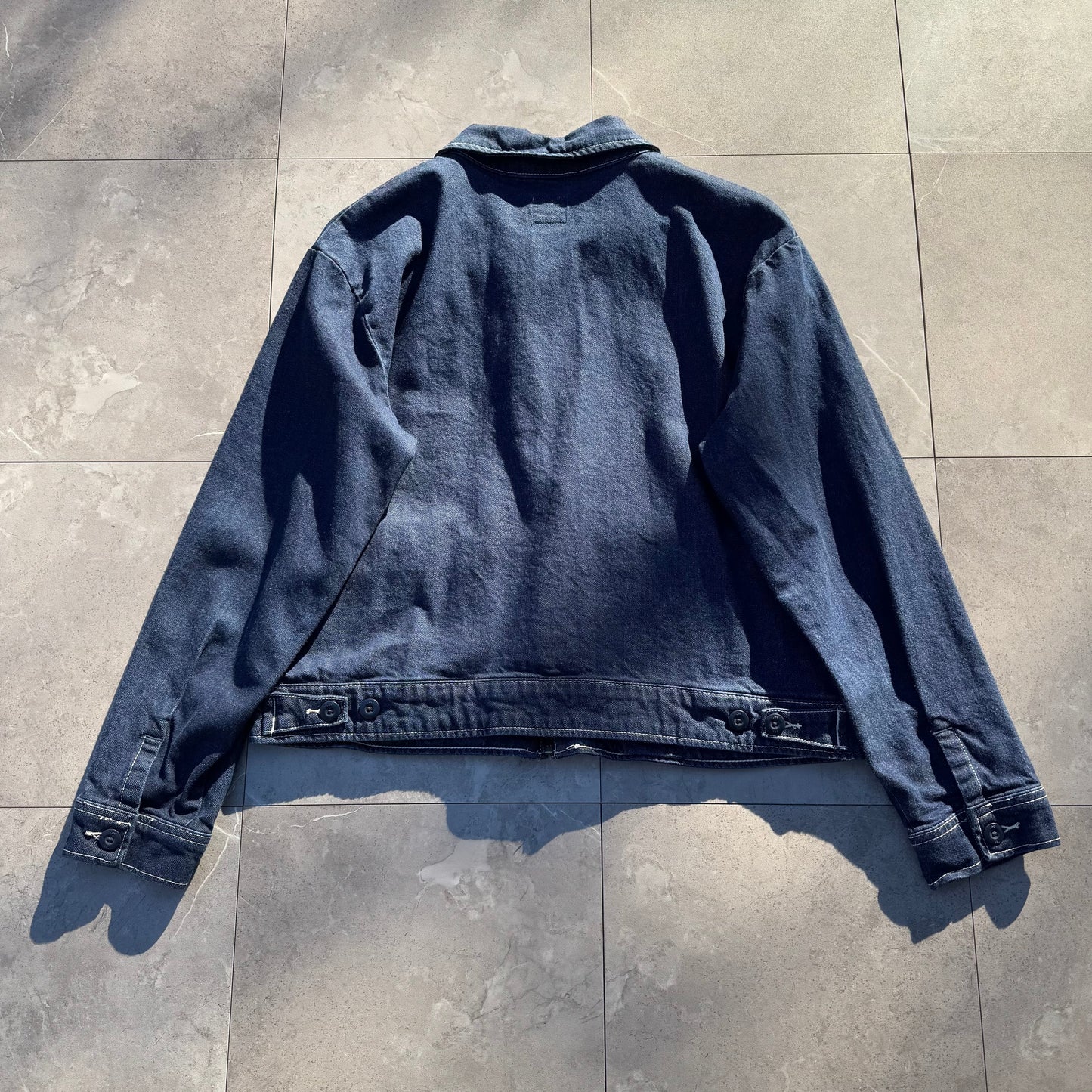00s Lee Cropped Zip-Up Denim Jacket KiiChain Clothing