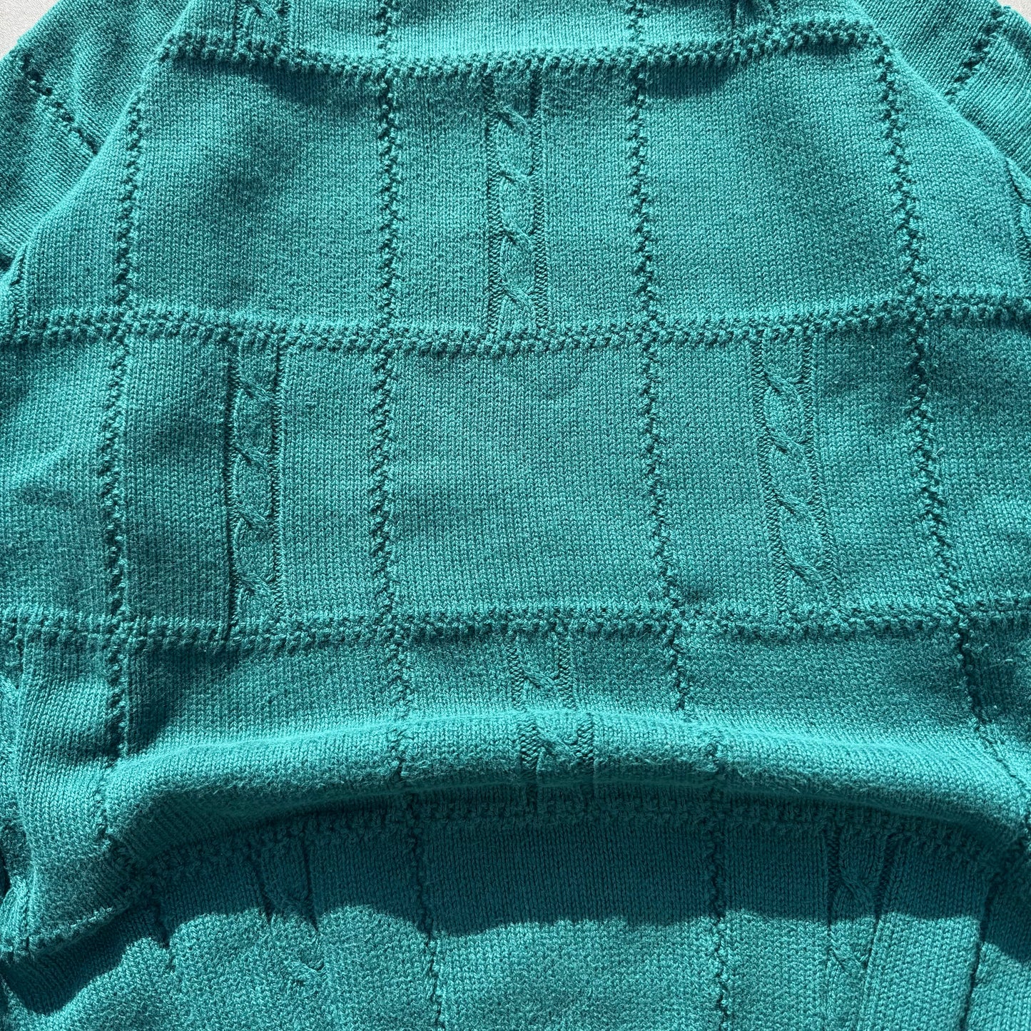 90s Towncraft Made in USA Green Cotton Design Knit KiiChain Clothing