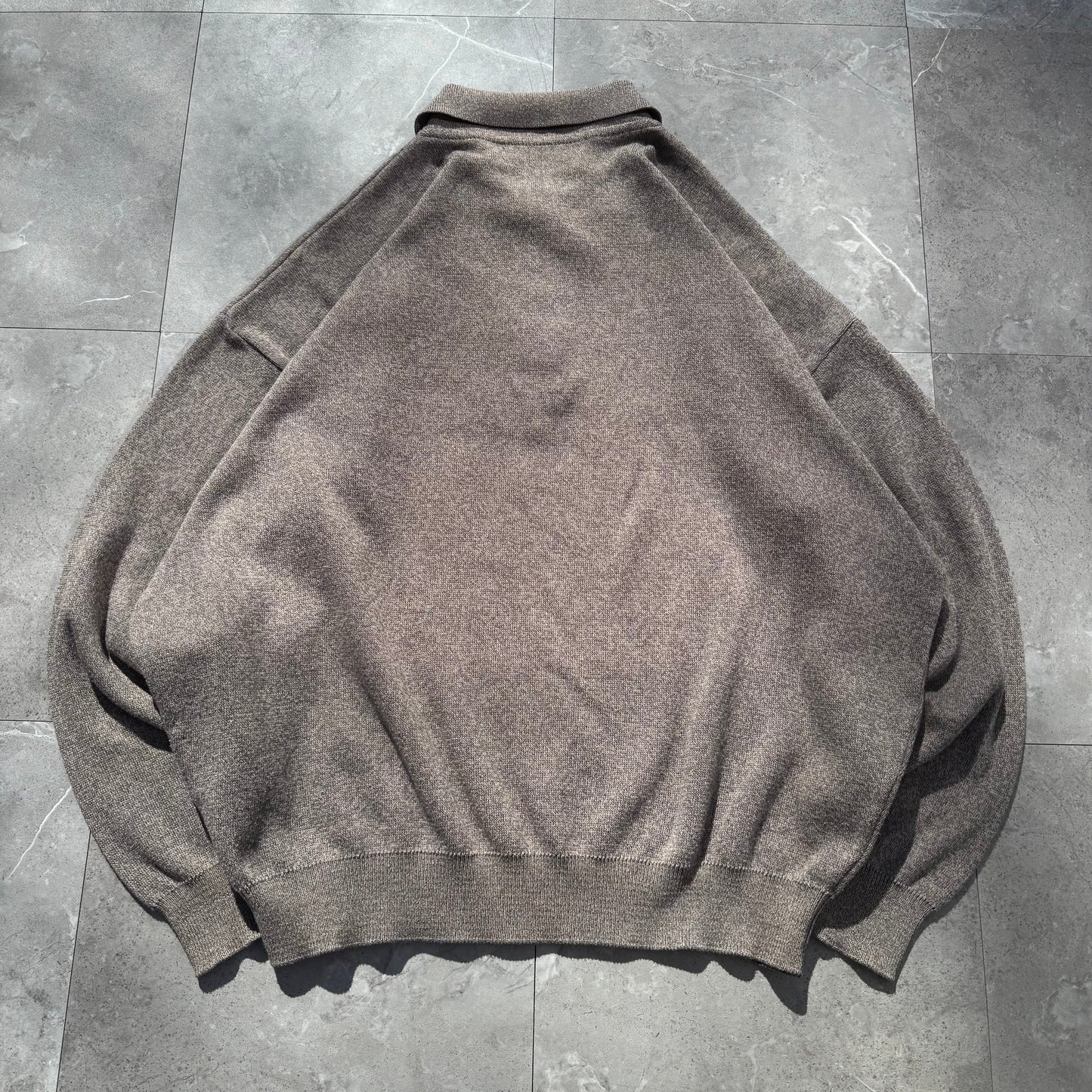 90s Tundra Beige Knit Polo KiiChain Clothing