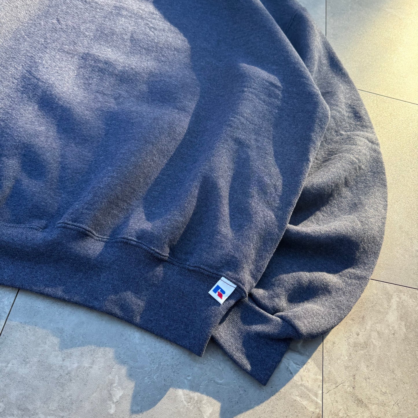 90s Russell Athletic Navy Blank Sweatshirt