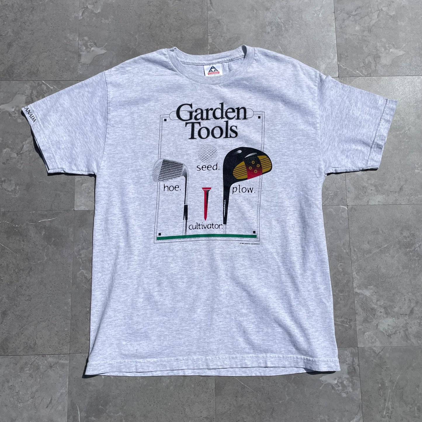 90s AAA Garden Tools Golf Graphic T-Shirt KiiChain Clothing