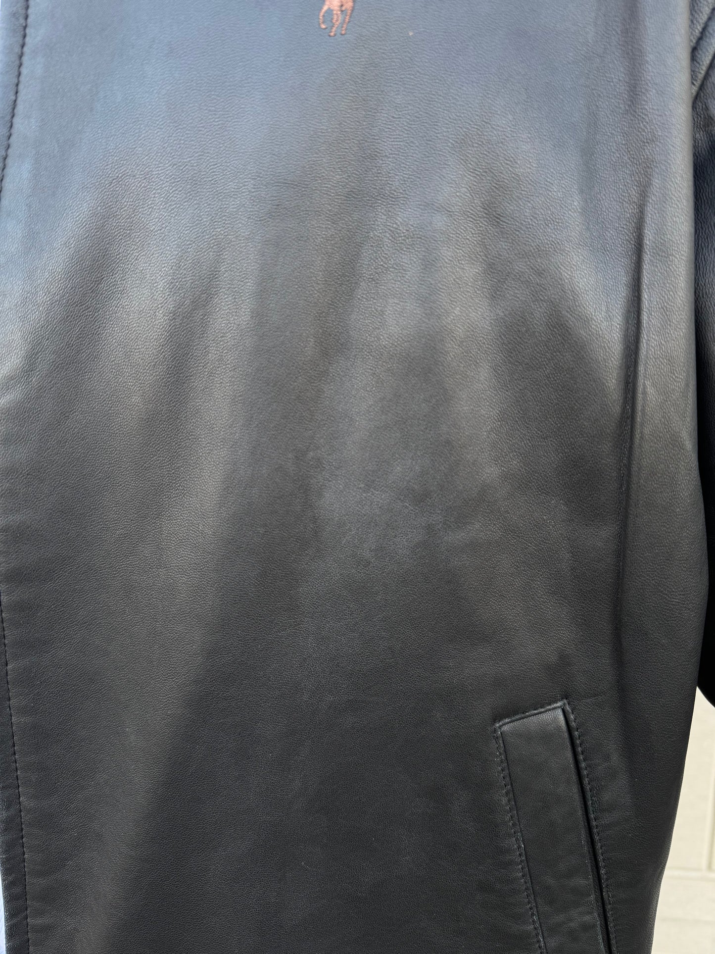 Ralph Lauren Black Leather Jacket