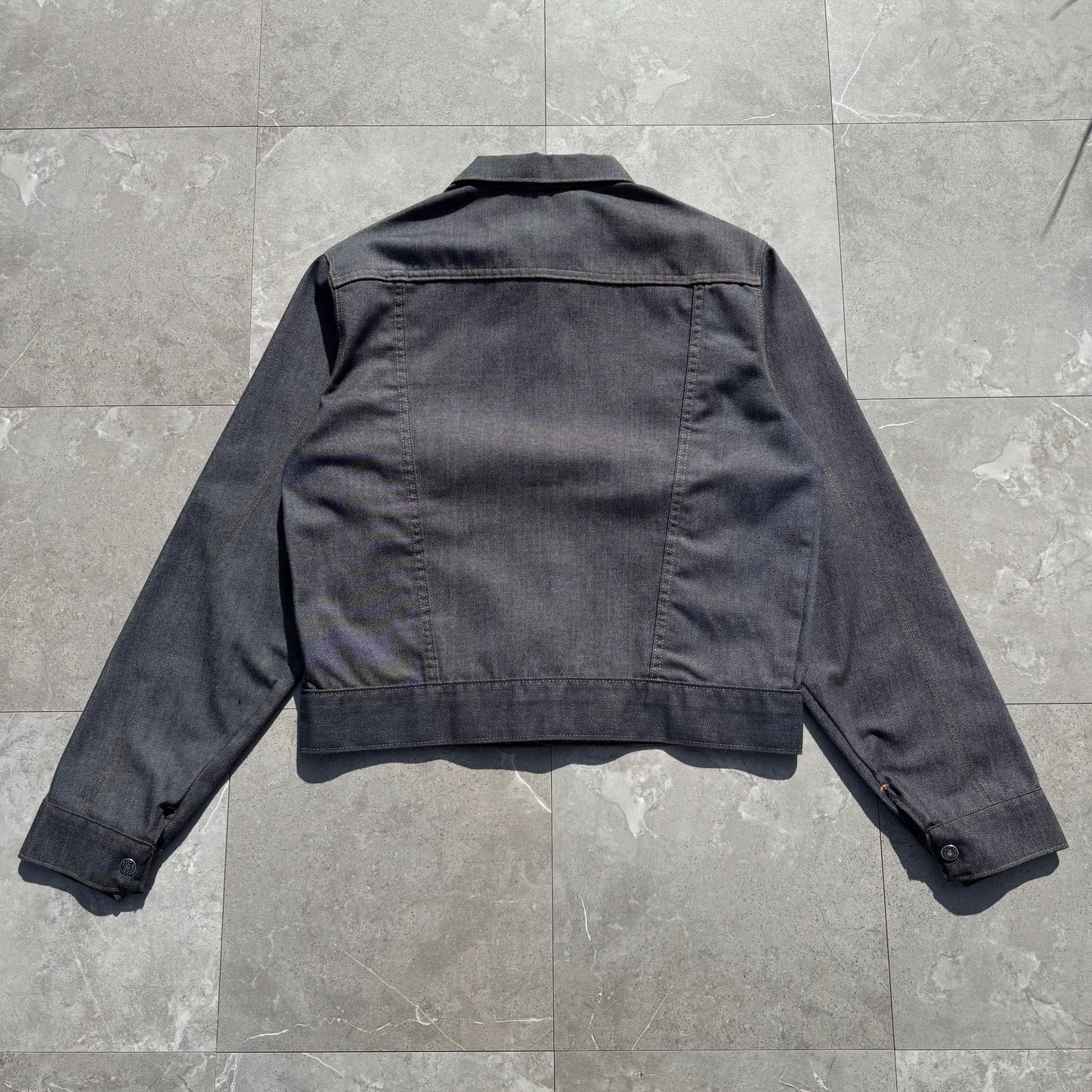 70s Sears Put-On Shop Toughskins Dark Wash Denim Jacket KiiChain Clothing