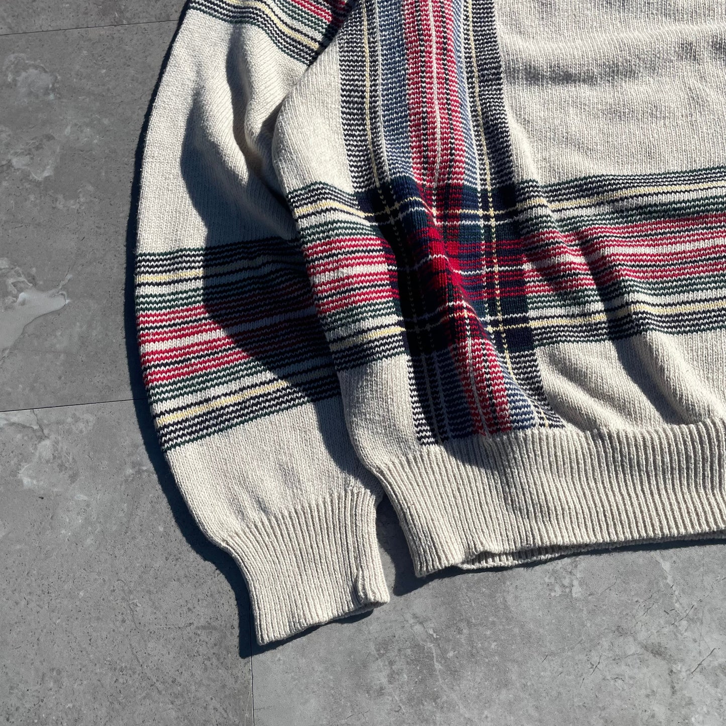 90s Nautica Checkered Knit KiiChain Clothing