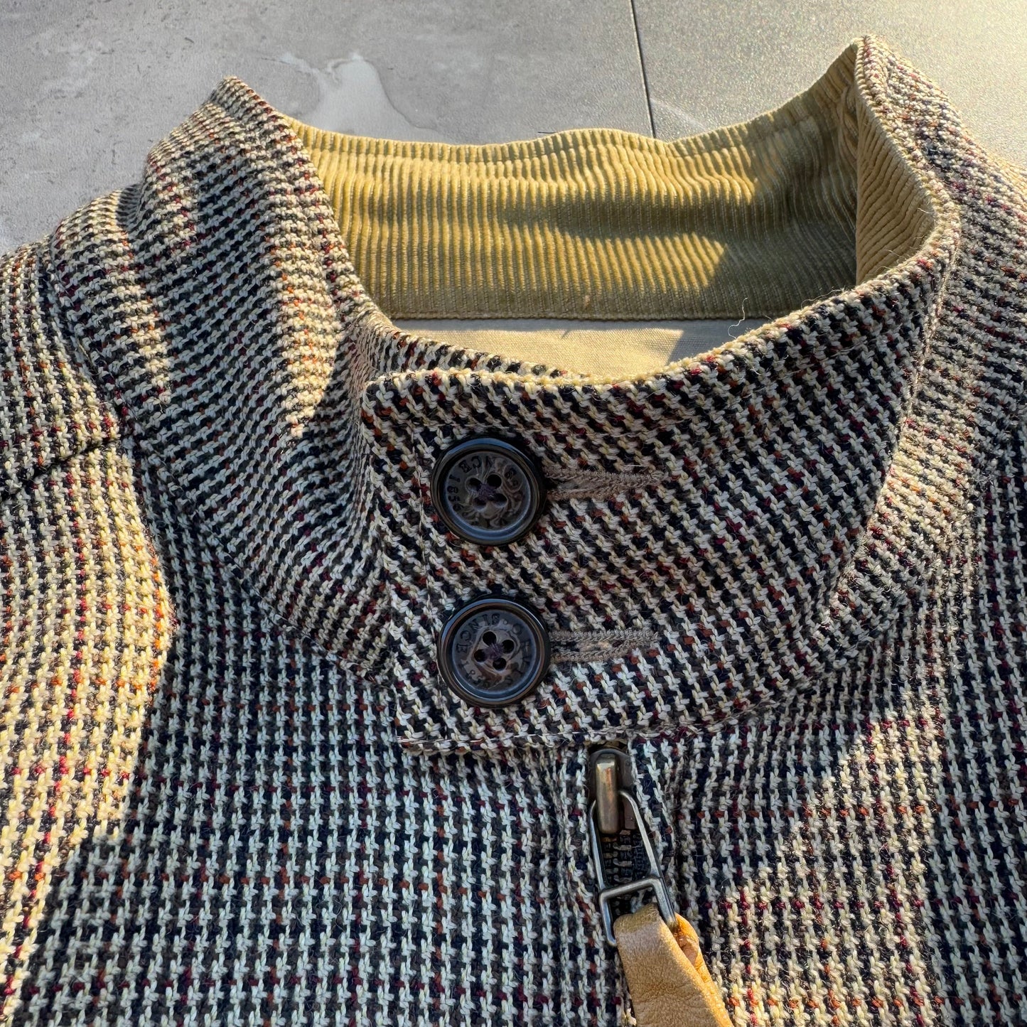 00s Orvis Houndstooth Wool Harrington Jacket KiiChain Clothing