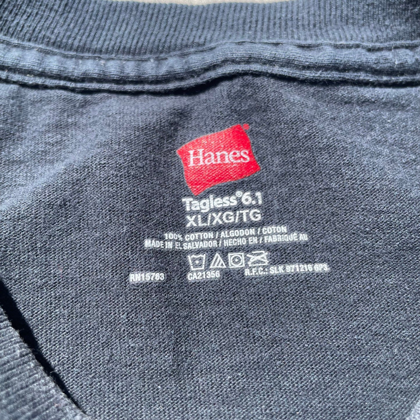 00s Hanes Century Baseball Heavyweight Graphic T-Shirt KiiChain Clothing