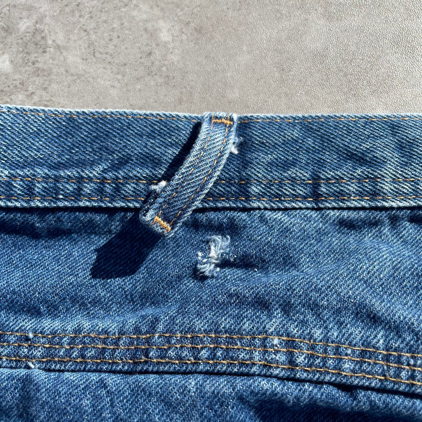 90s-00s KEY Double Knee Denim Work Pants 36x34 KiiChain Clothing