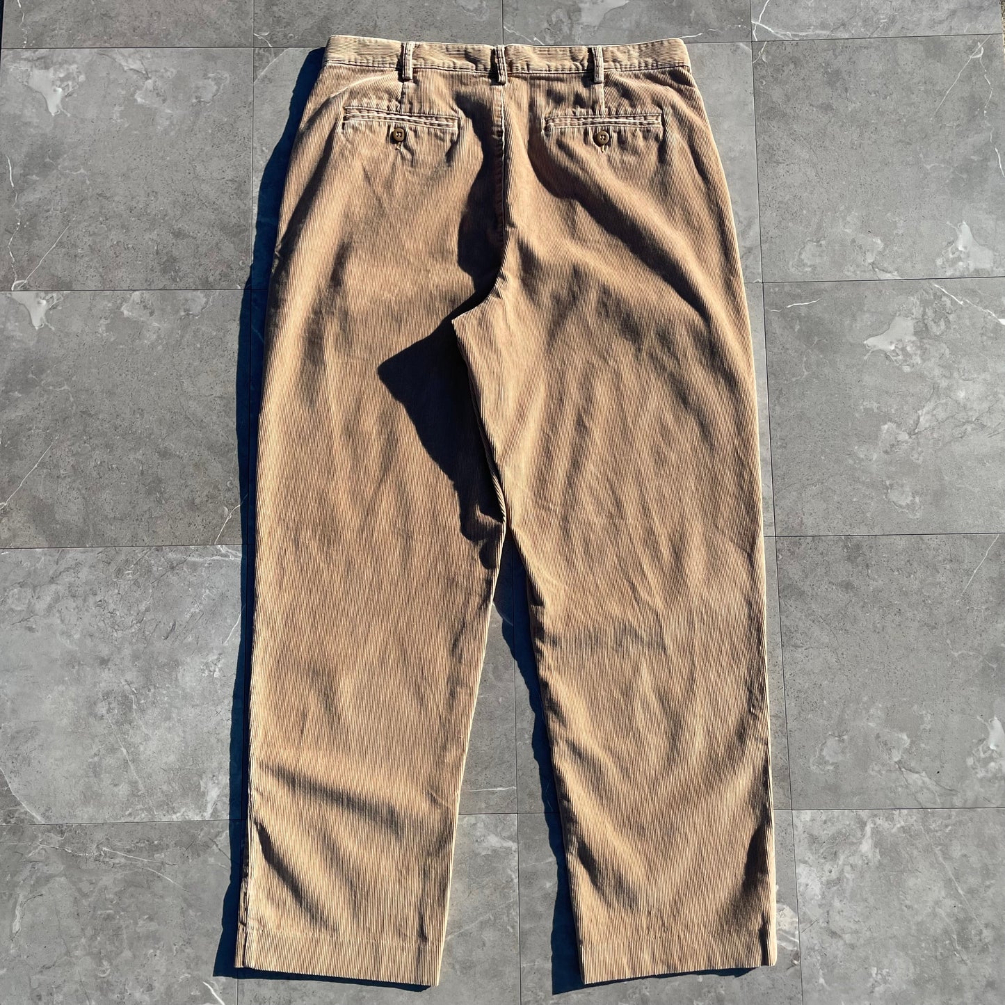 90s Lands' End Loose Fit Corduroy Pants Size 36 KiiChain Clothing