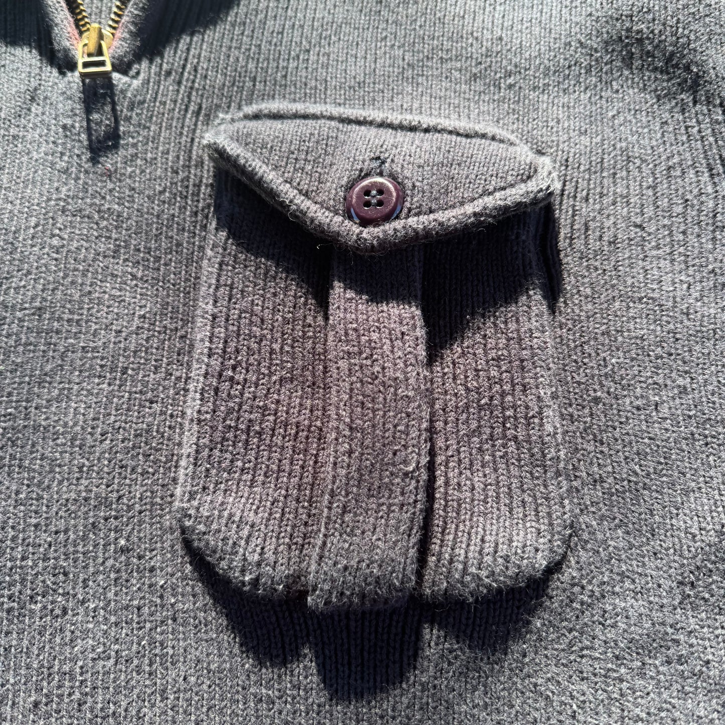 00s Orvis Heavyweight Half-Zip Knit Sweater